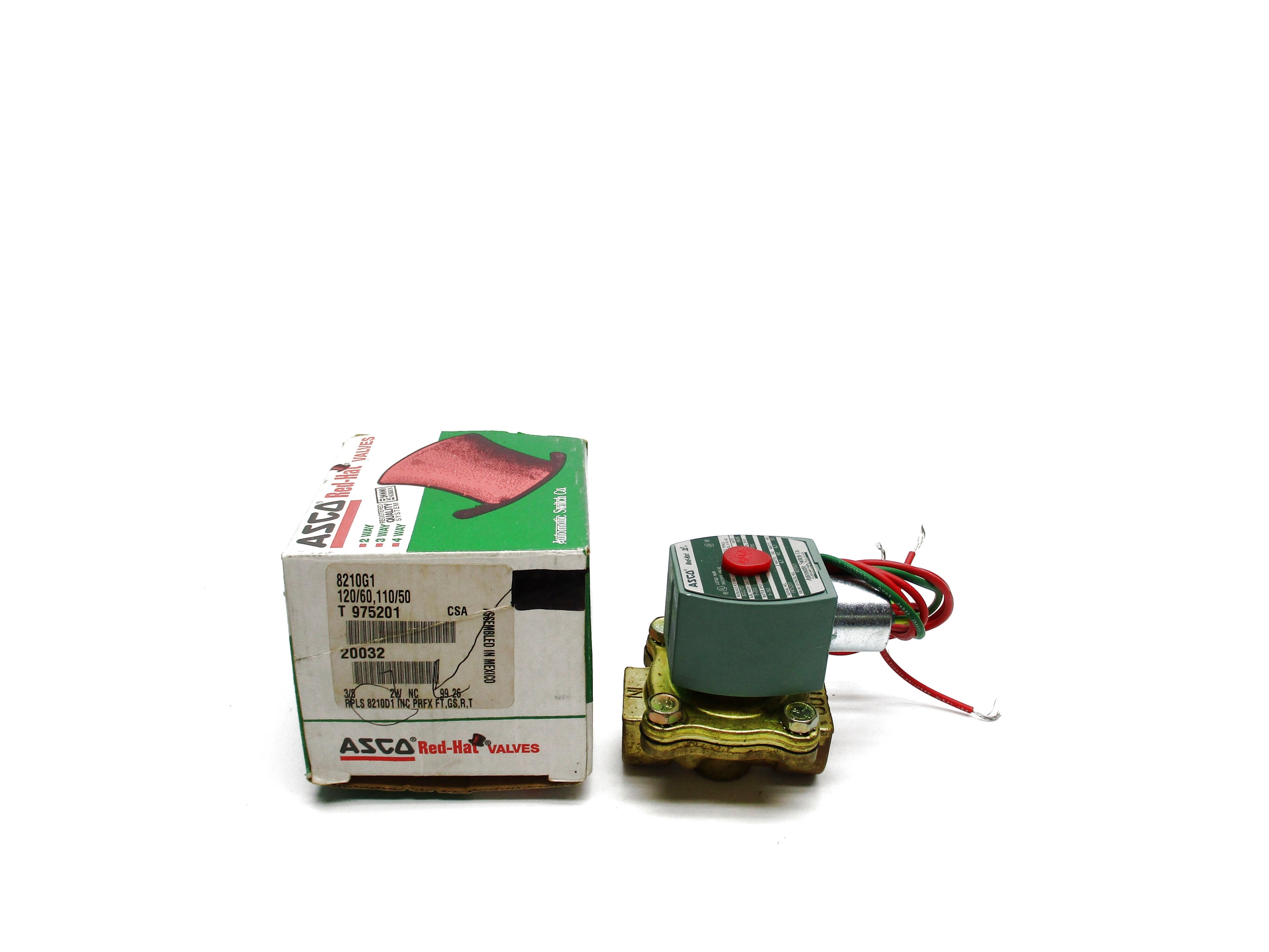 ASCO 8210G1 110/120V 5-200PSI 3/8" NSMP