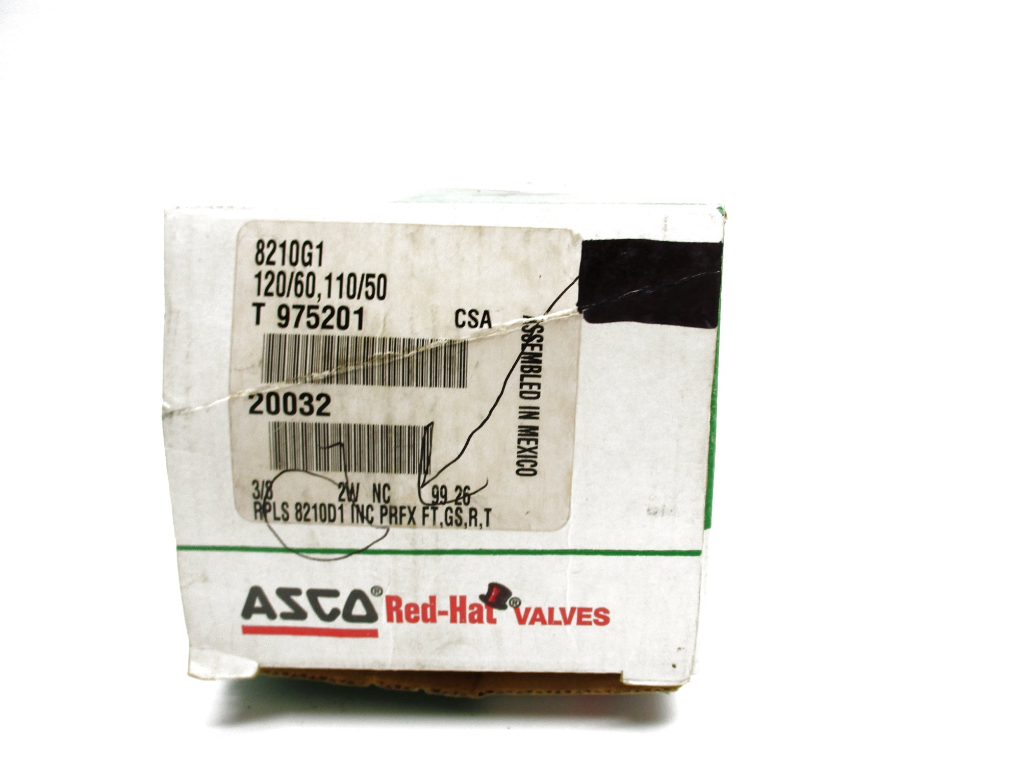 ASCO 8210G1 110/120V 5-200PSI 3/8" NSMP