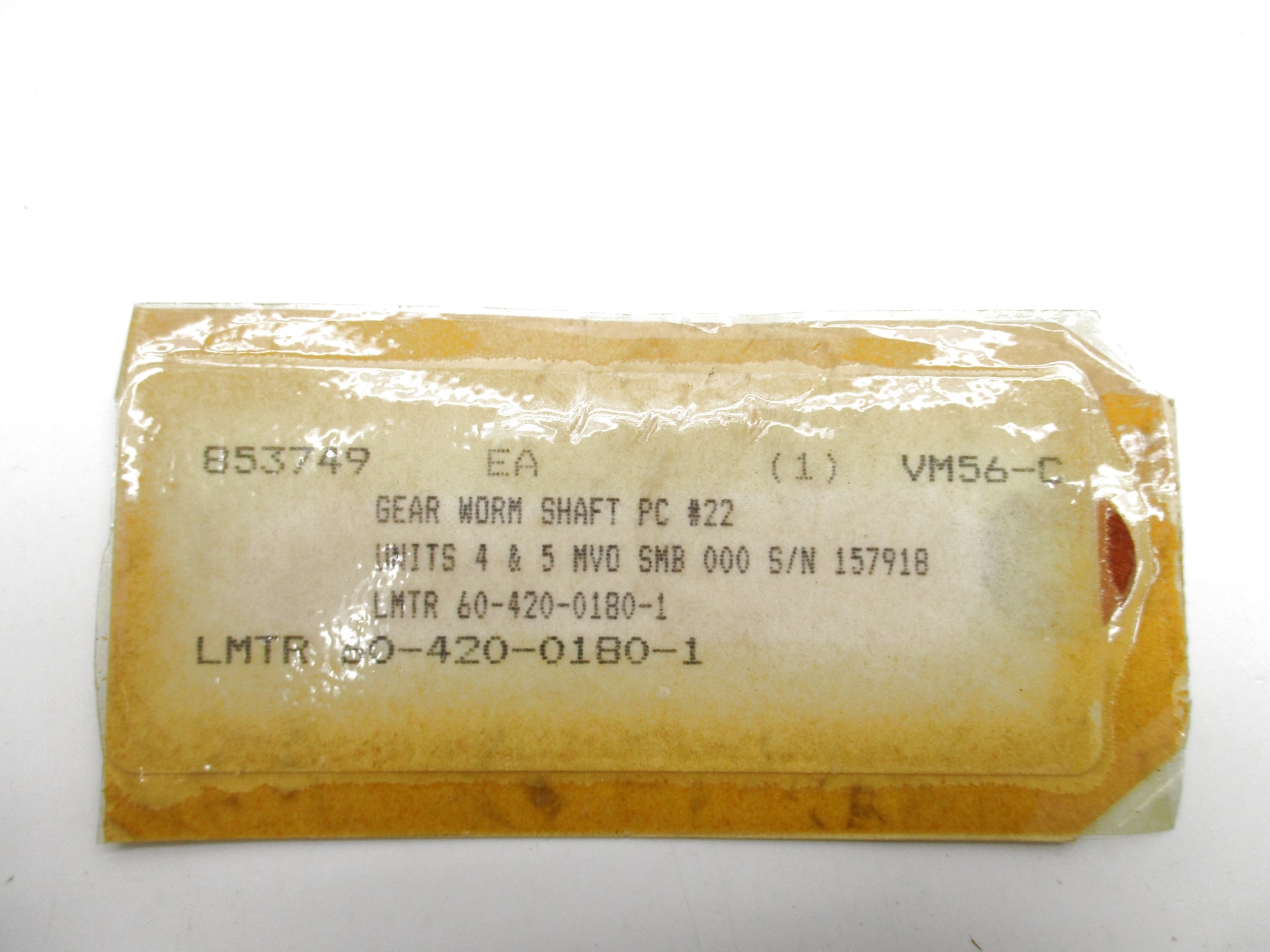 SPARE PART 60-420-0180-1 NSNP