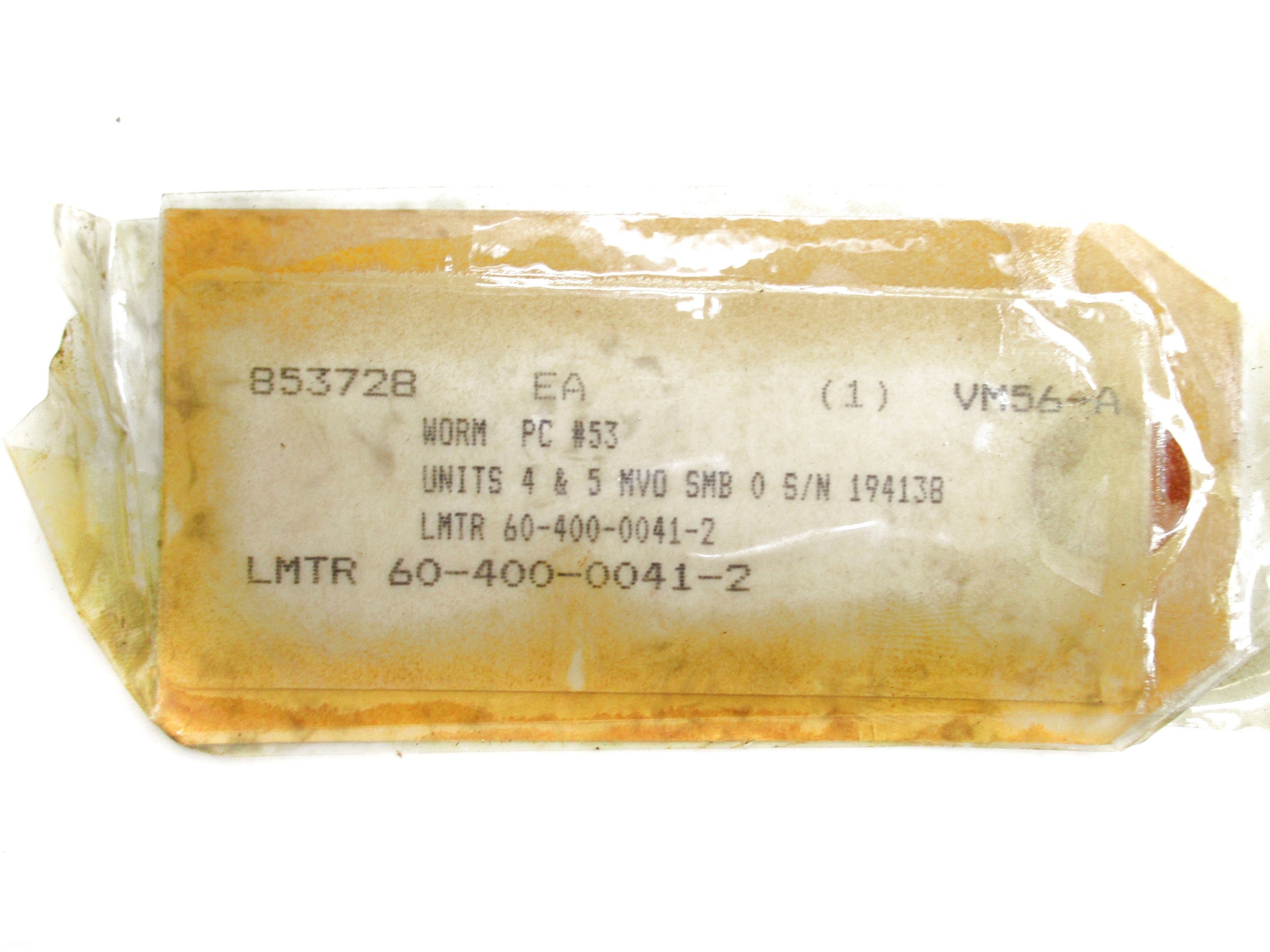 SPARE PART 60-400-0041-2 (AS PICTURED) NSNP