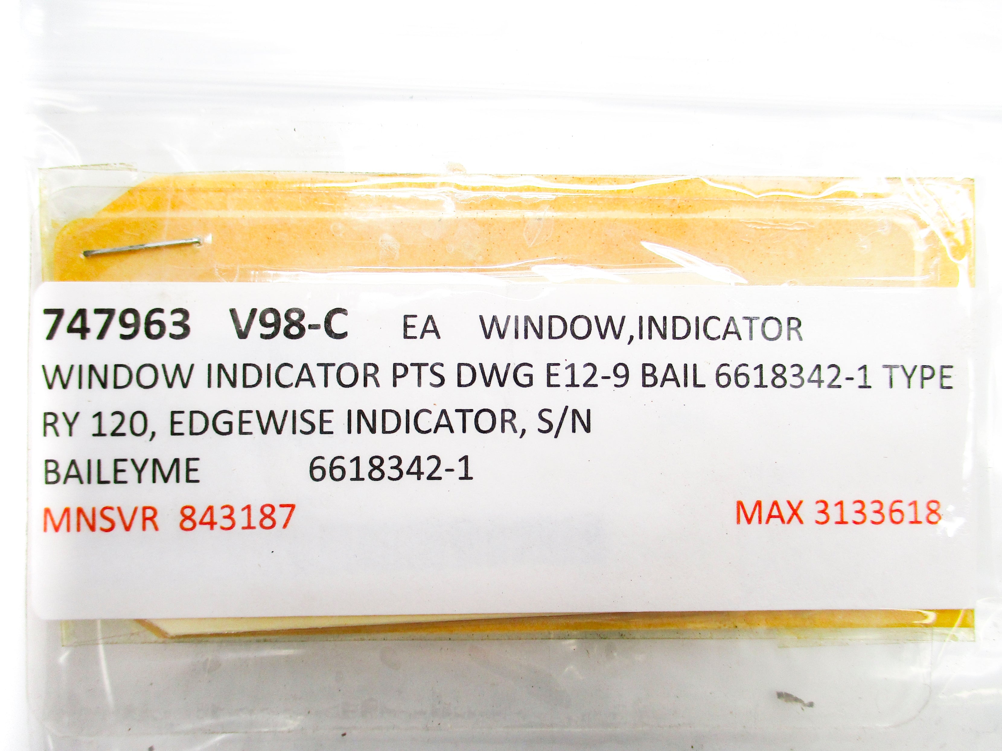INDICATOR 6618342-1 NSNP