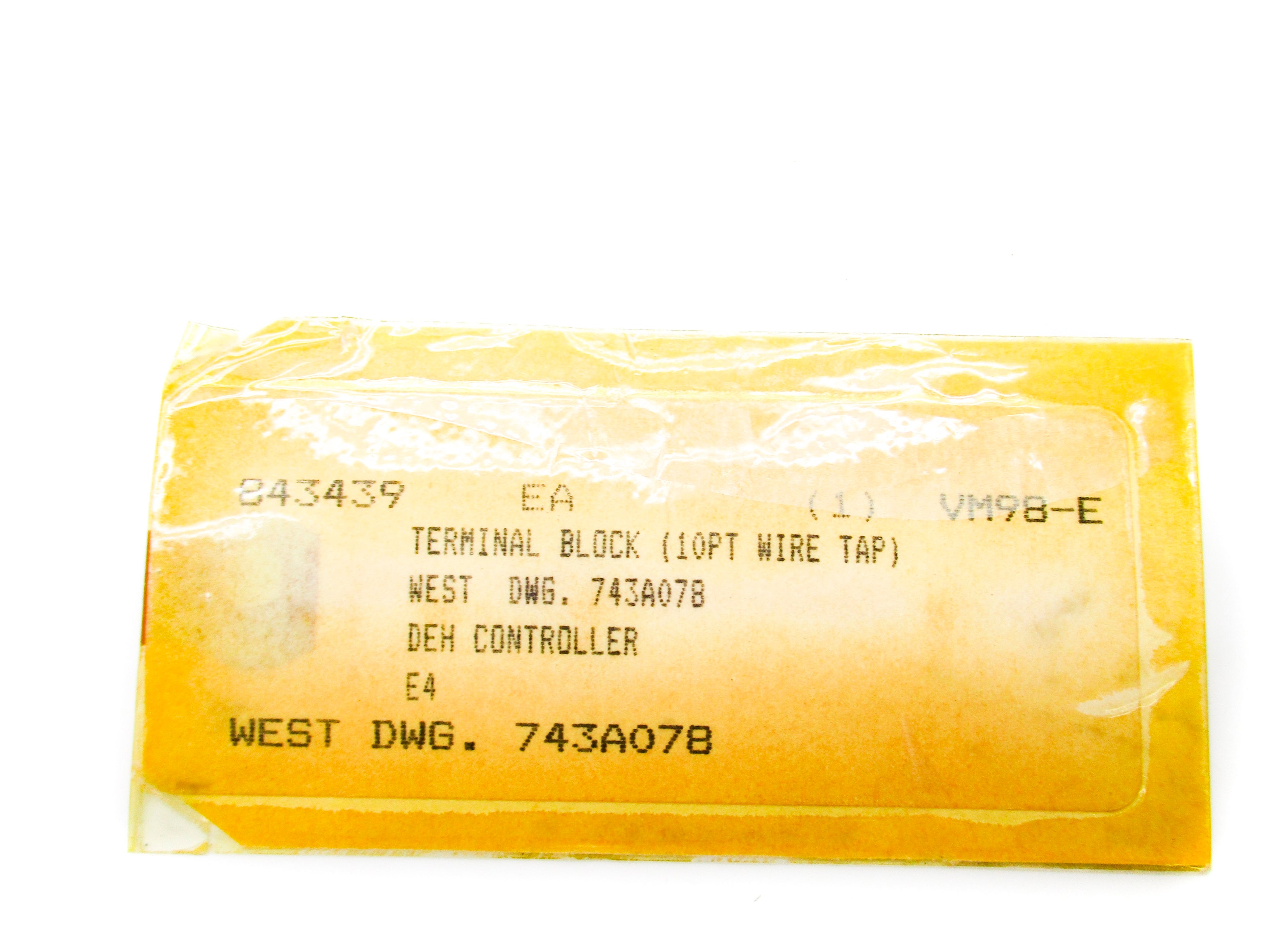 TERMINAL BLOCK 743A078 NSNP