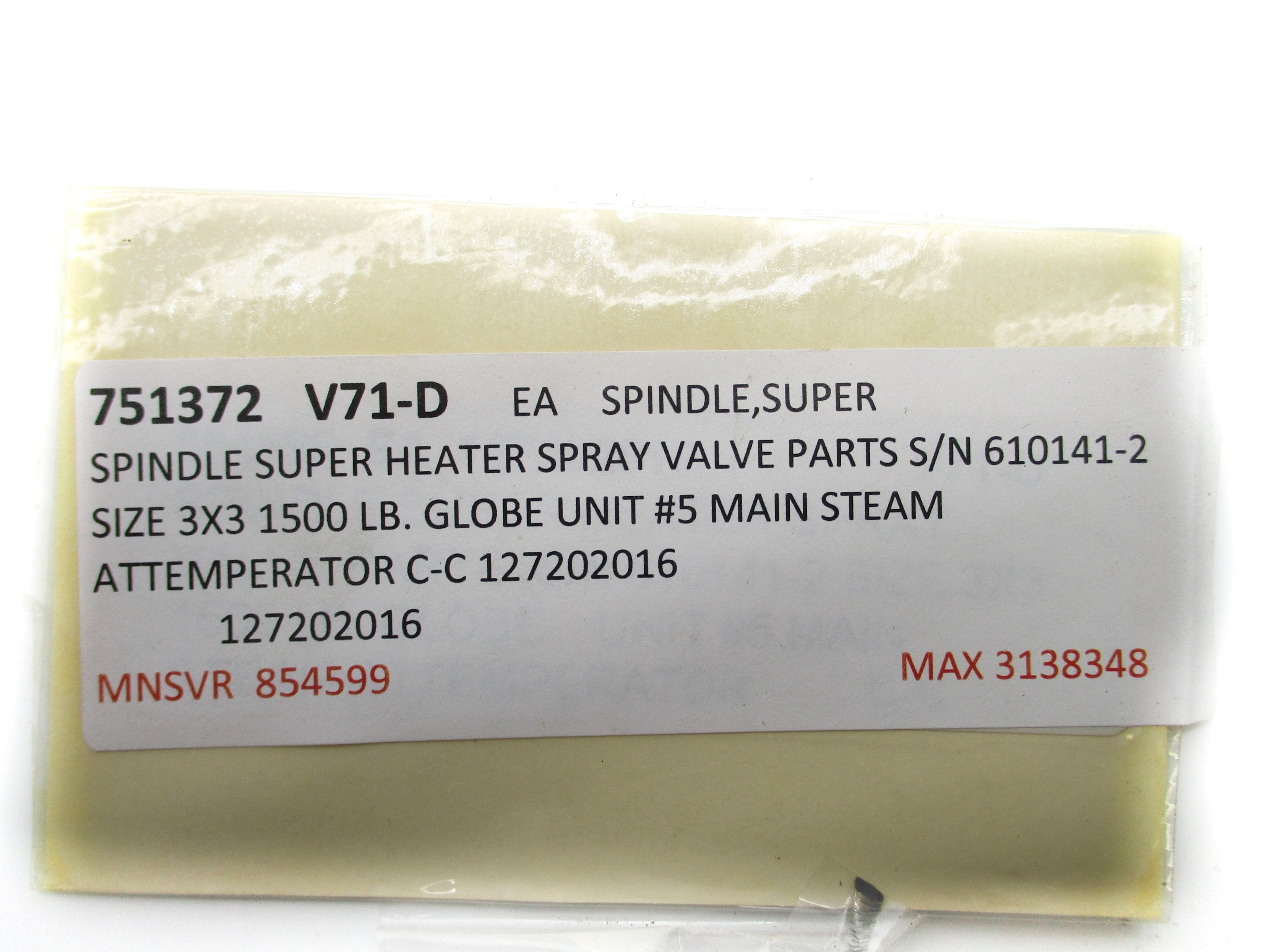 SPARE PART 127202016 NSNP