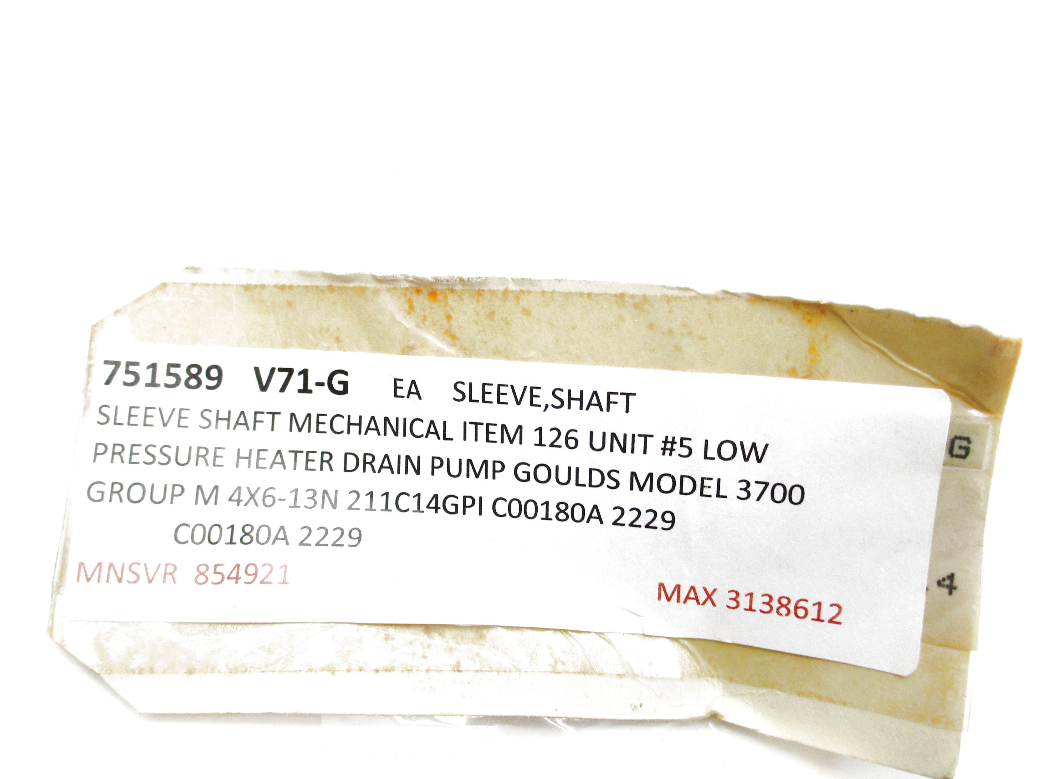 SPARE PART C00180A2229 NSNP