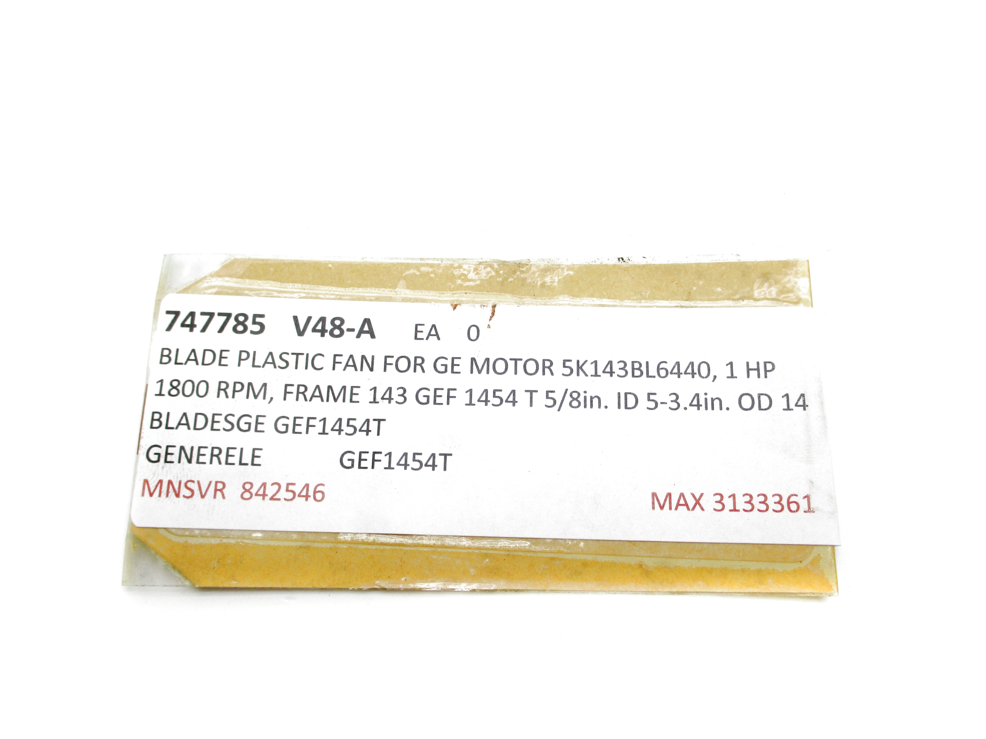 SPARE PART GE1454T (AS PICTURED) NSNP