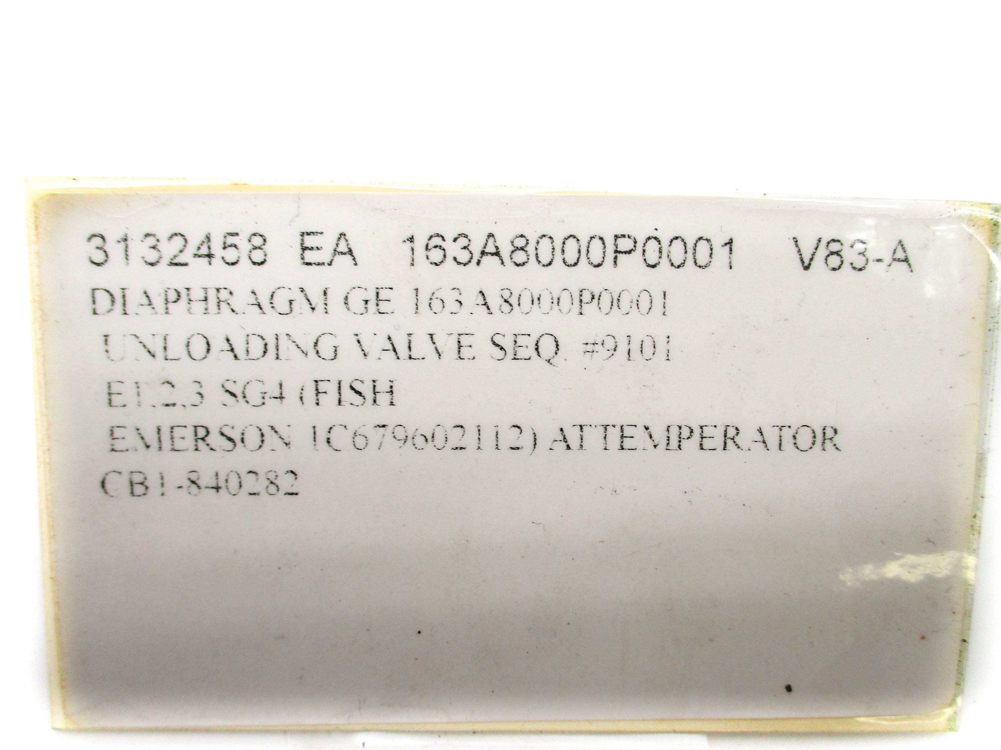 DIAPHRAGM 163A8000P0001 NSNP