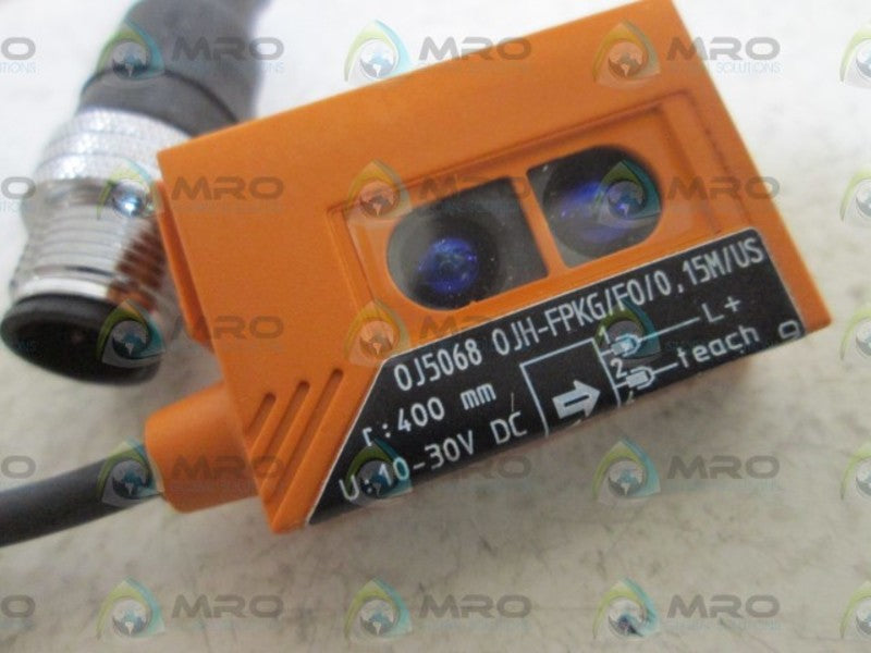 IFM EFECTOR OJ5068 DIFFUSE REFLECTION SENSOR NSMP
