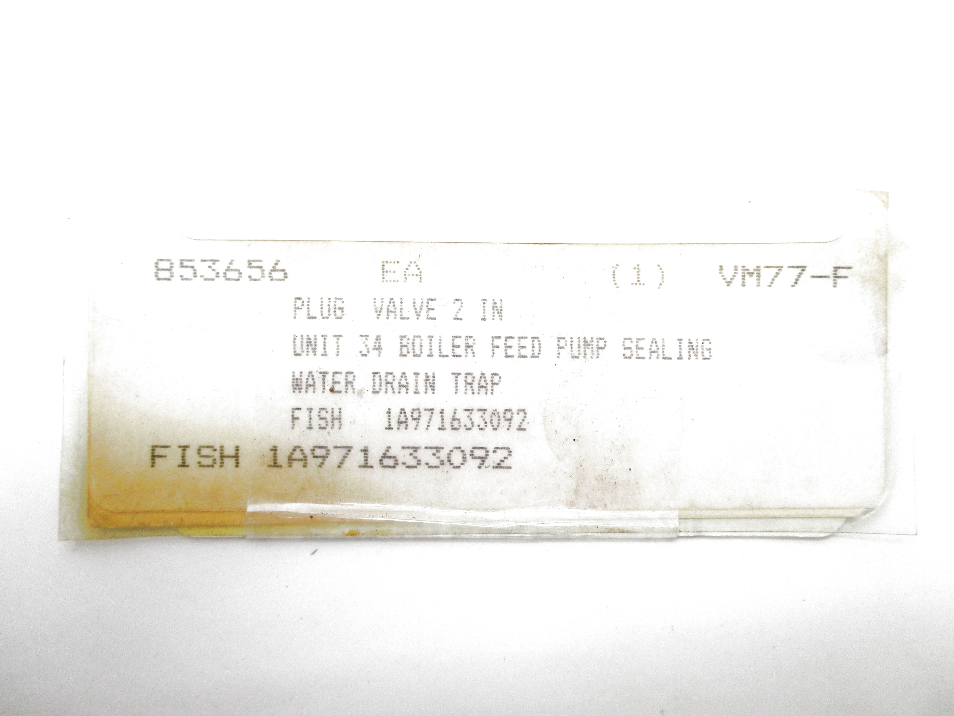 VALVE 1A971633092 NSNP