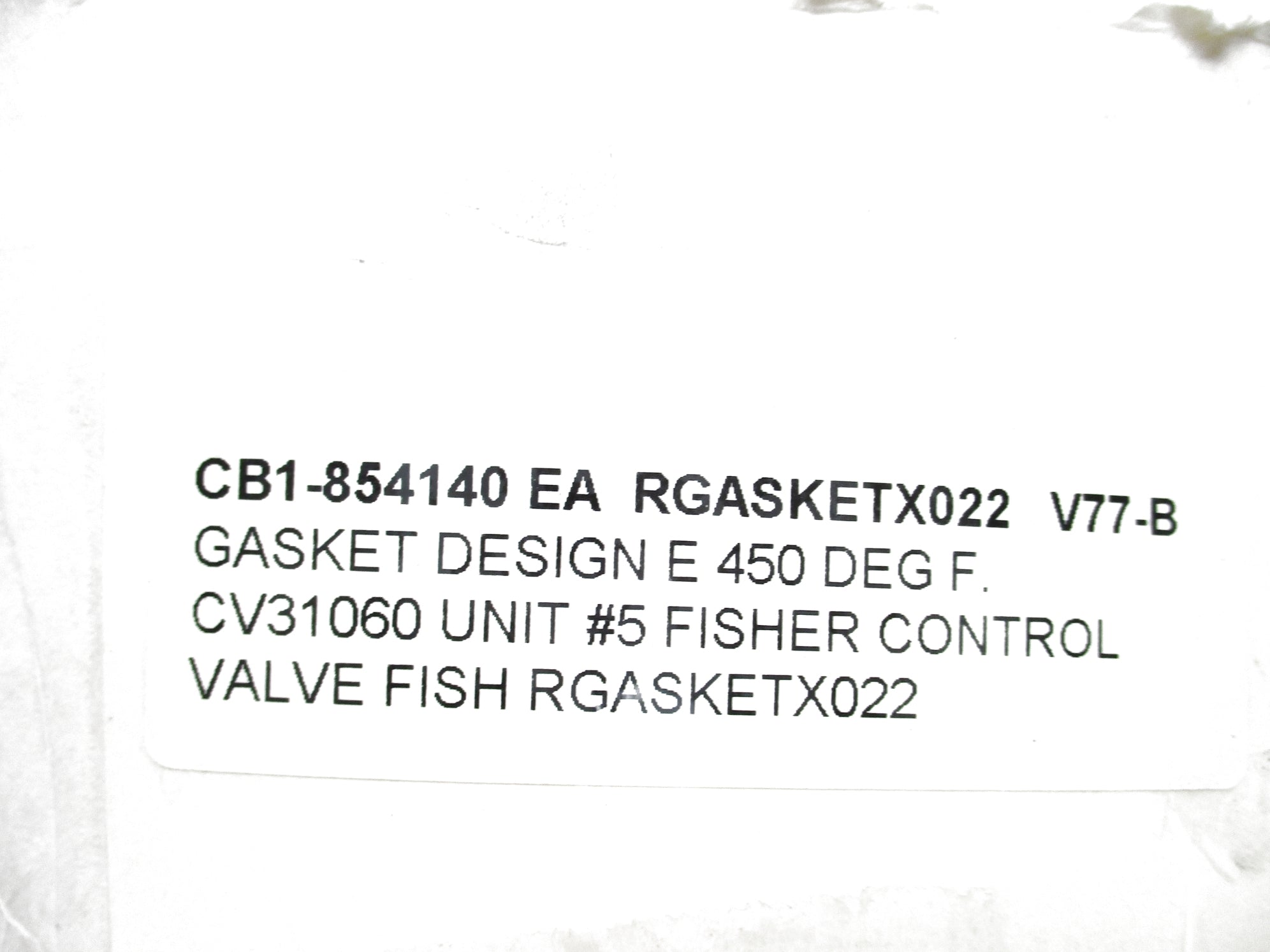 SPARE PART KIT RGASKETX022 NSMP