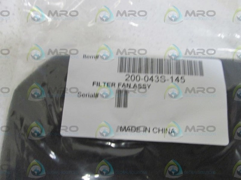 FILTER FAN ASSEMBLY 200-043S-145  NSNP IN BAG