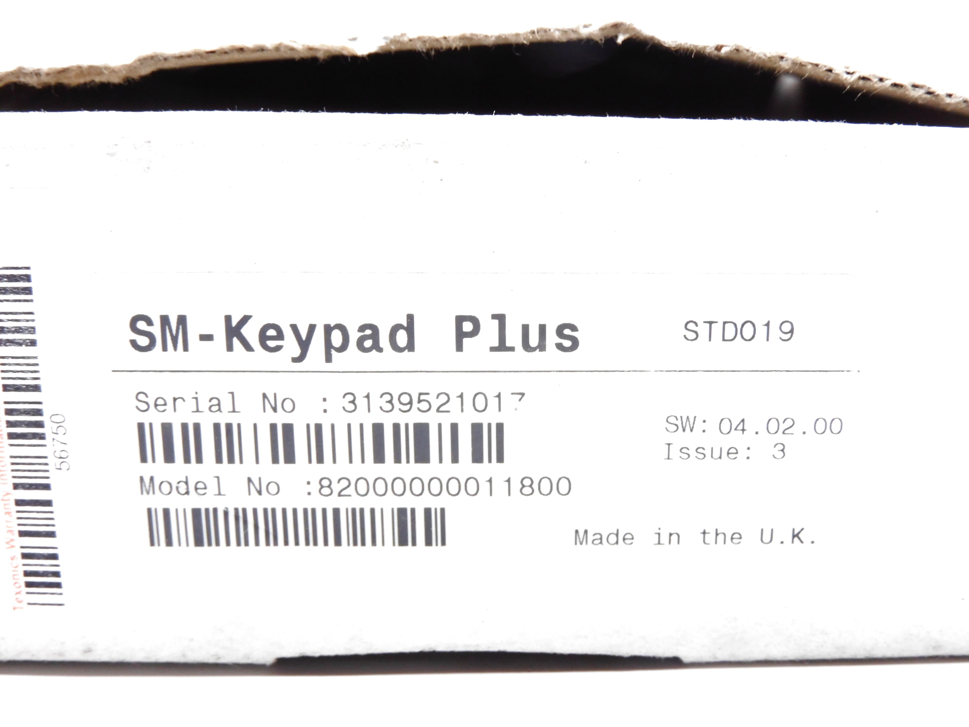 SM 82000000011800 STD019 NSMP