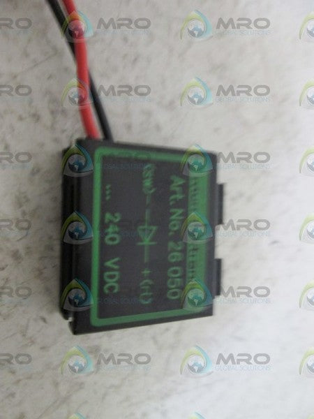 MURR ELEKTRONIK CONTACTOR SUPPRESSOR 26050 NSNP