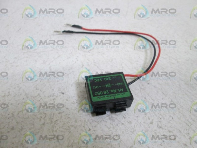 MURR ELEKTRONIK CONTACTOR SUPPRESSOR 26050 NSNP