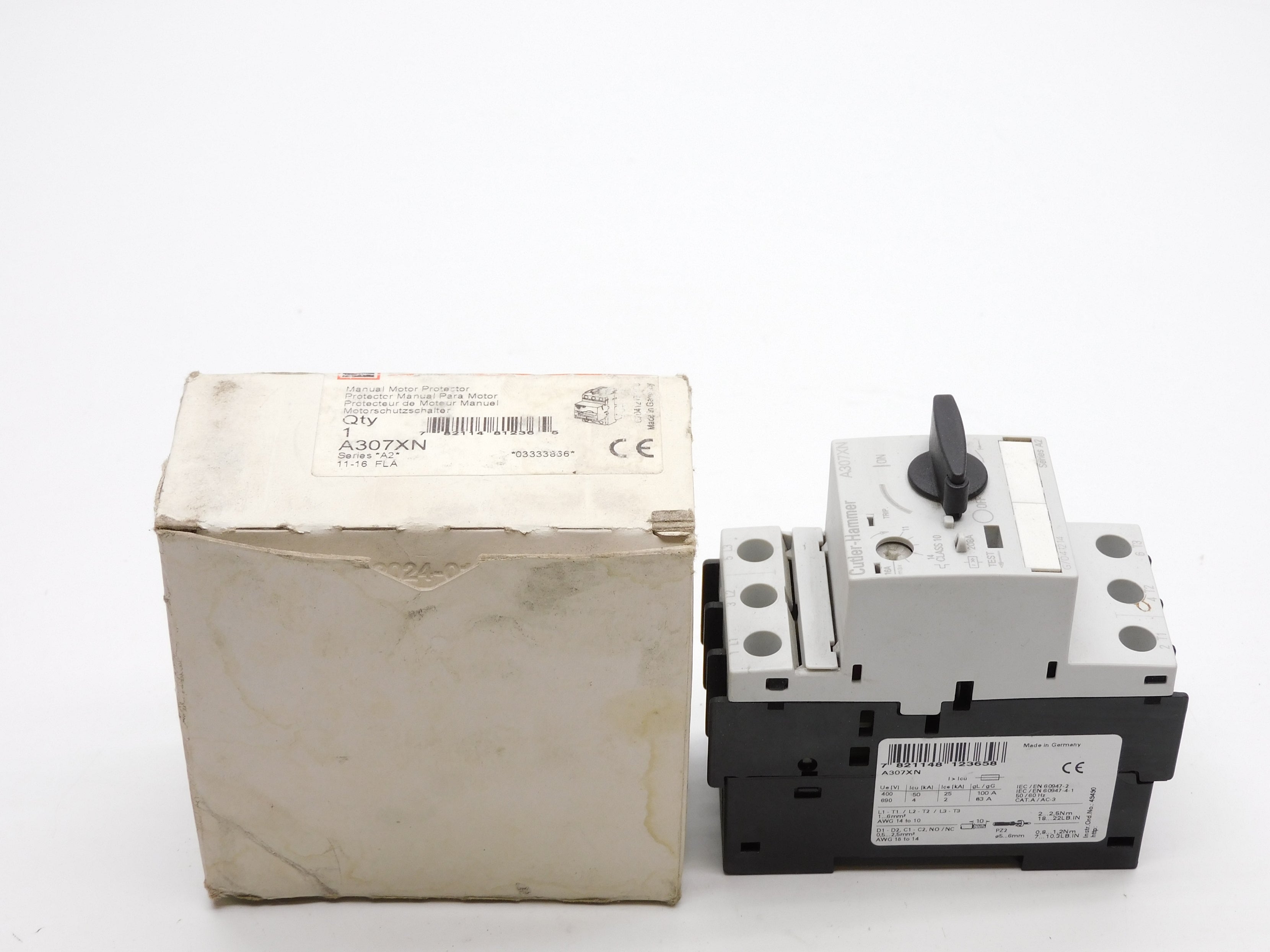 CUTLER HAMMER A307XN SER. A2 11-16A 690V NSMP