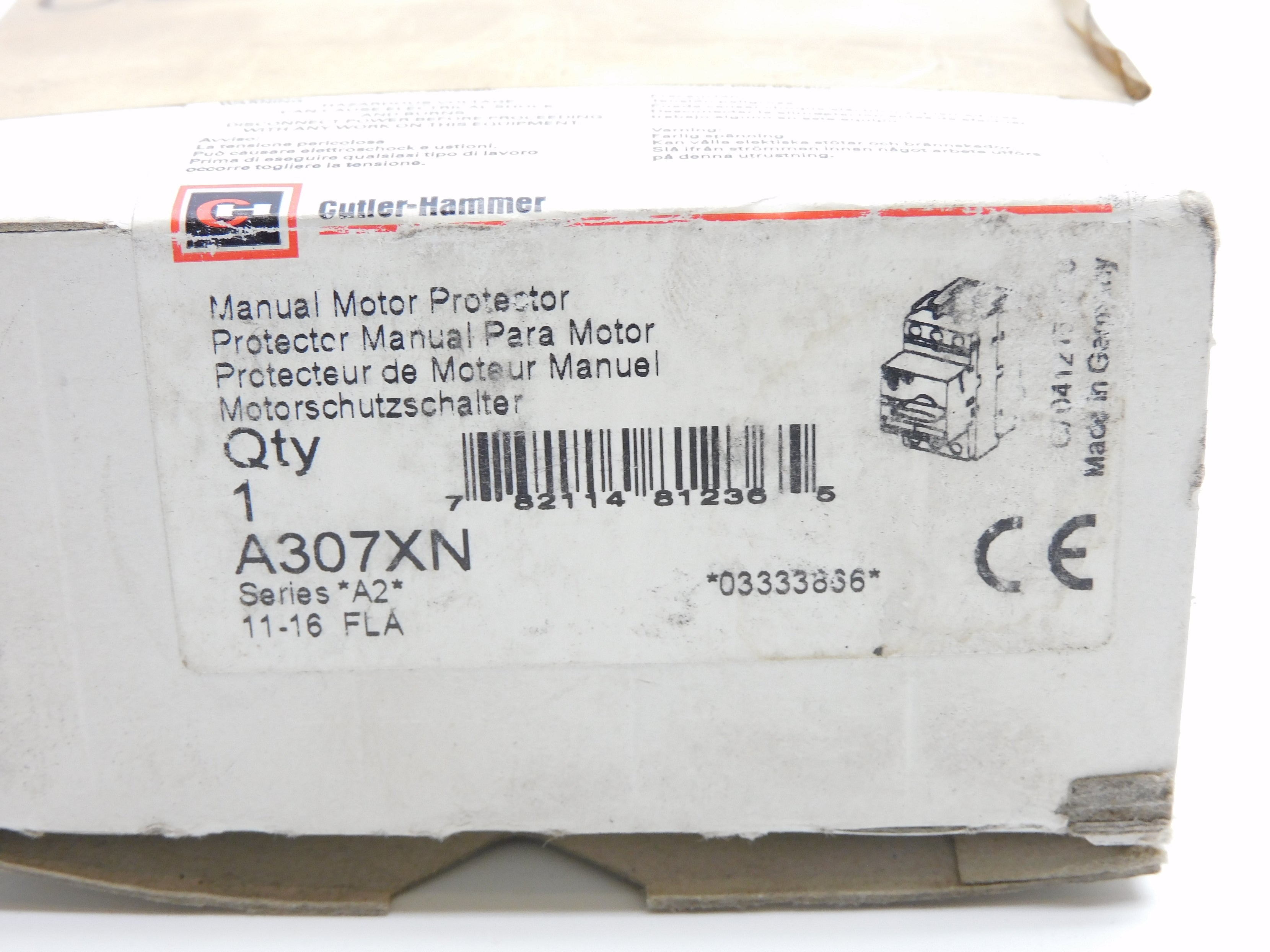 CUTLER HAMMER A307XN SER. A2 11-16A 690V NSMP