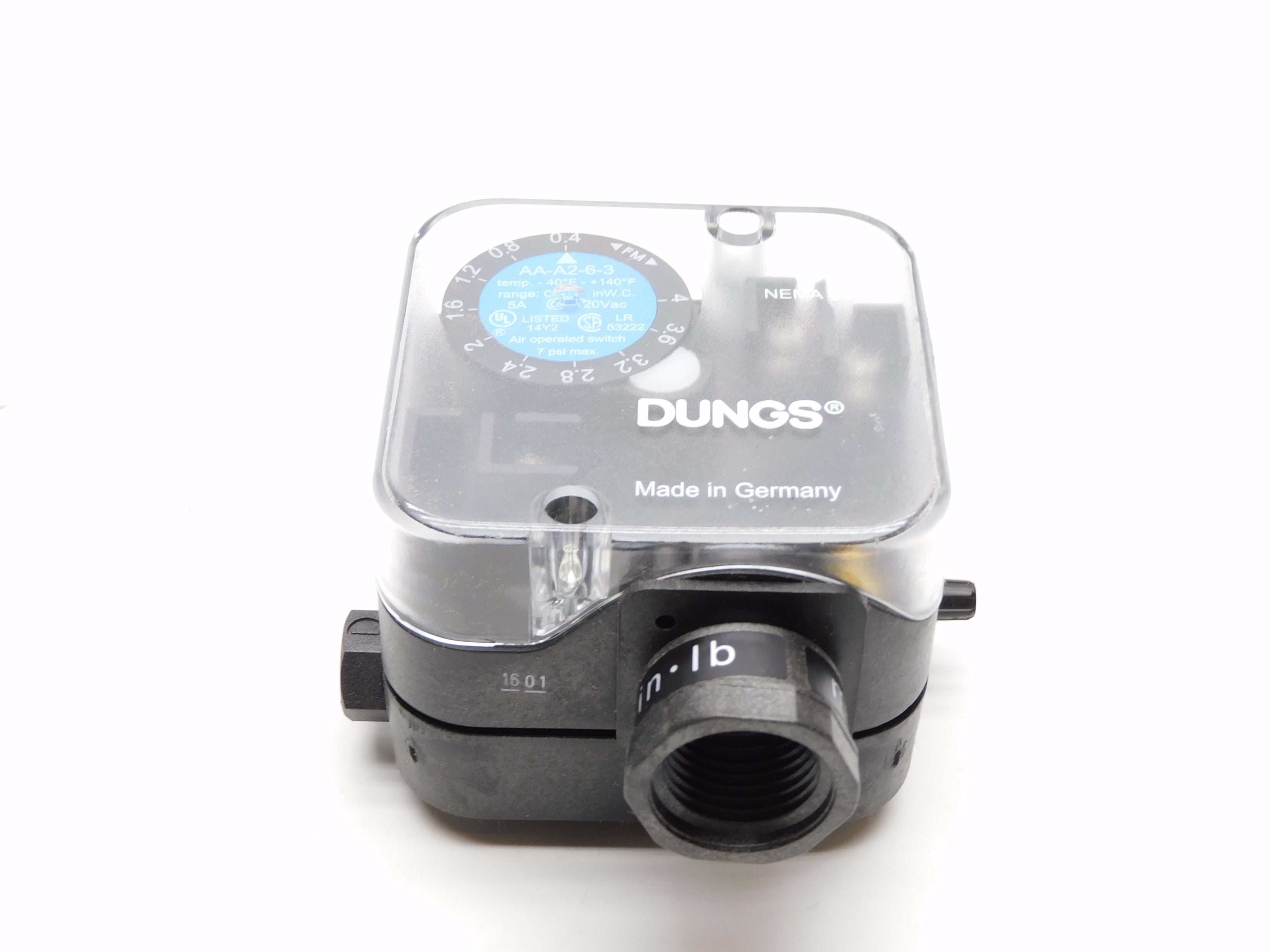 DUNGS AA-A2-6-3 266934 120VAC 5A 7PSI NSMP