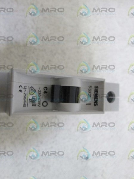 SIEMENS 5SX2104-7 CIRCUIT BREAKER 4A NSNP