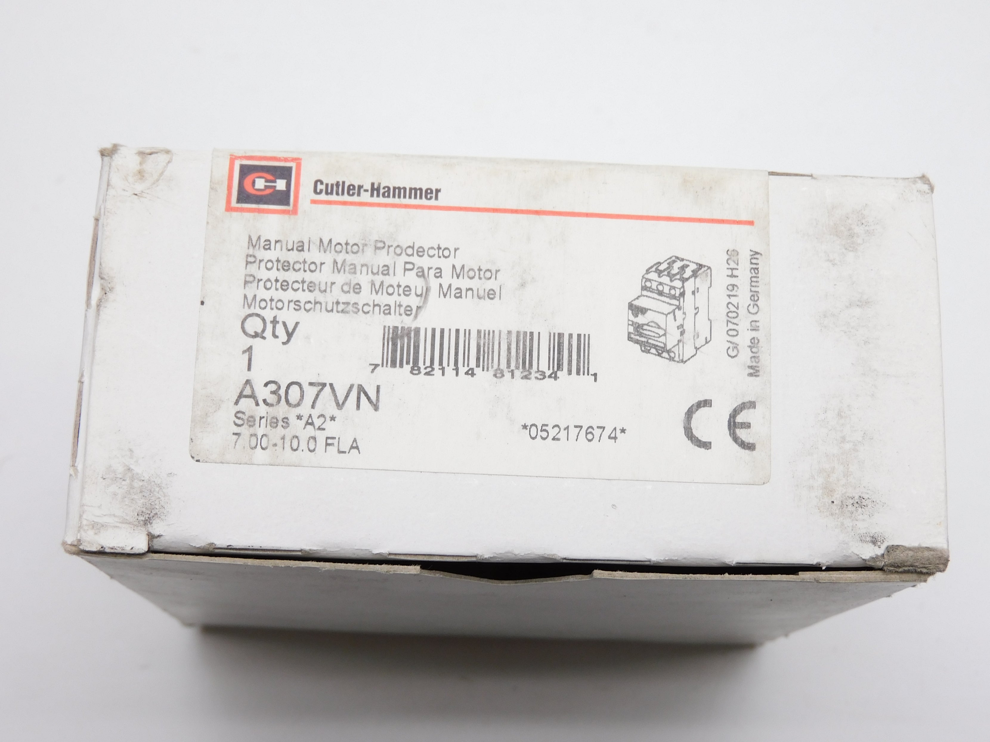 CUTLER HAMMER A307VN SER. A2 7.00-10.0A 690V NSMP