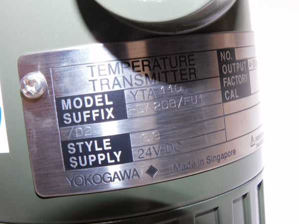 YOKOGAWA YTA110-DA2DB/FU1/D2 NSMP