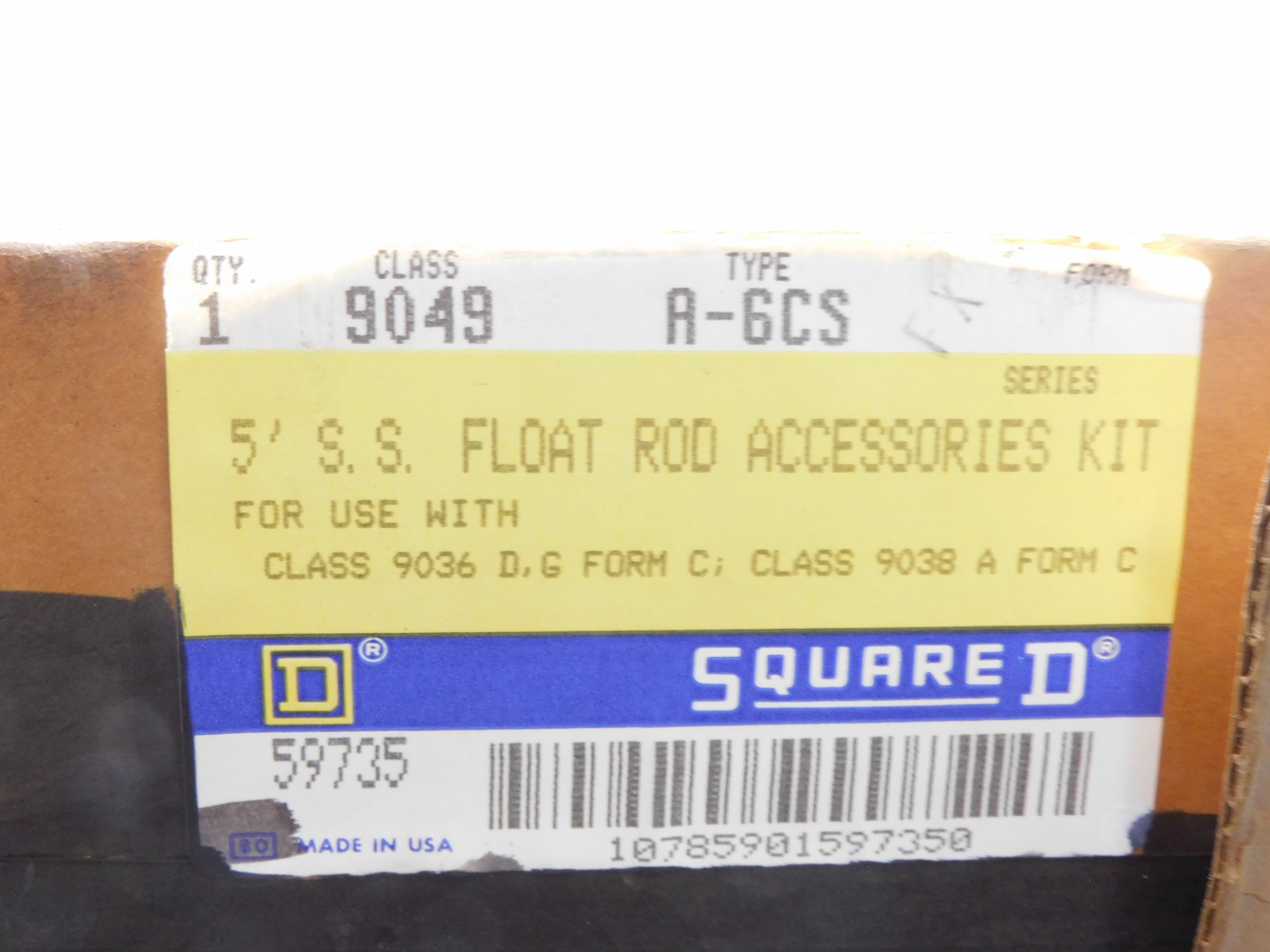 SQUARE D 9049A6CS NSMP