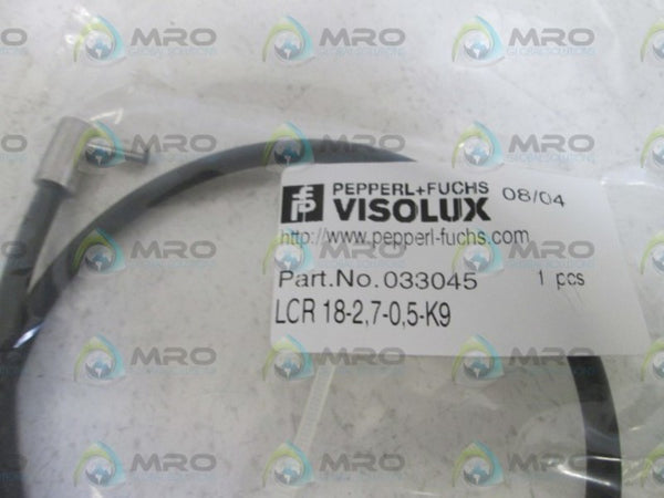 PEPPERL+FUCHS FIBER OPTIC LCR18-2,7-0.5-K9  NSMP