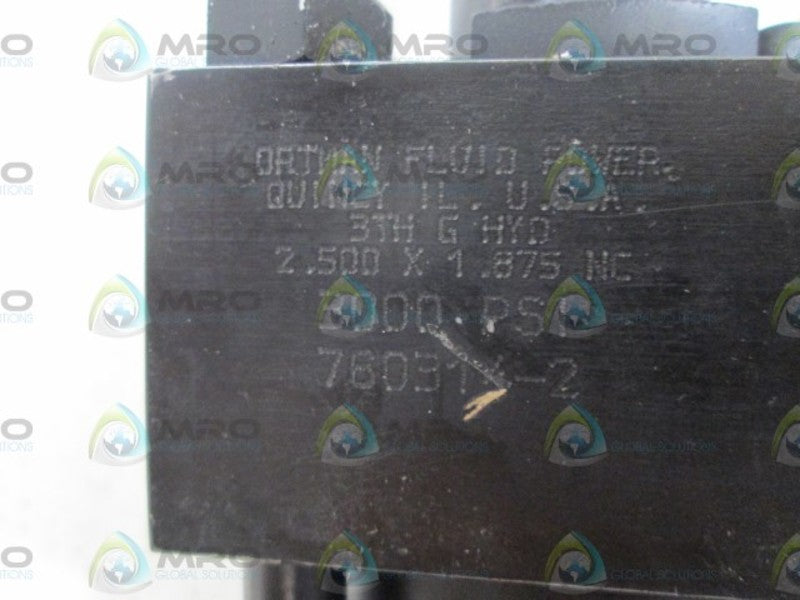 ORTMAN 3THGHYD2.500X1.875NC 3000PSI NSNP