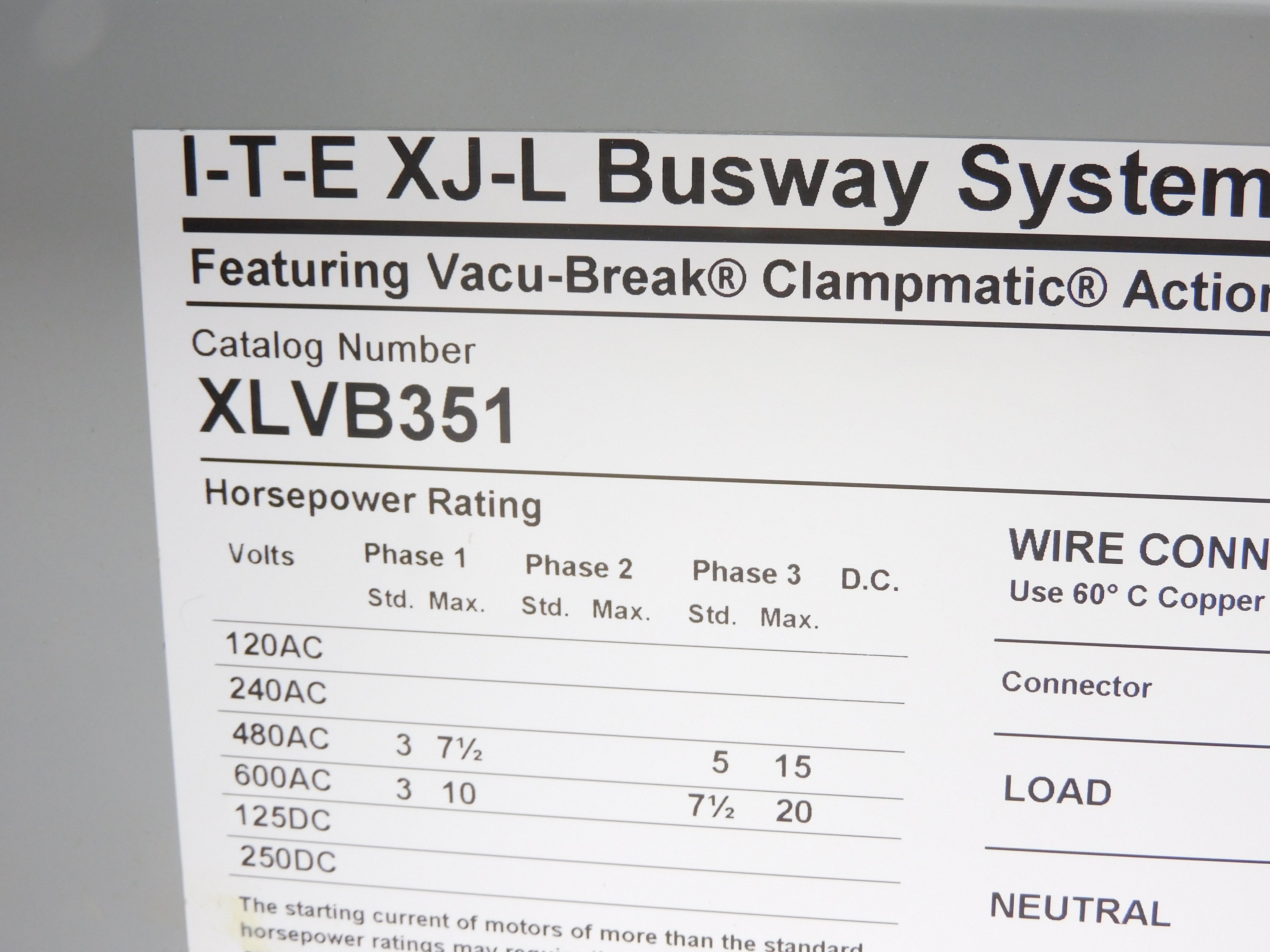 SIEMENS XLVB351 NSMP