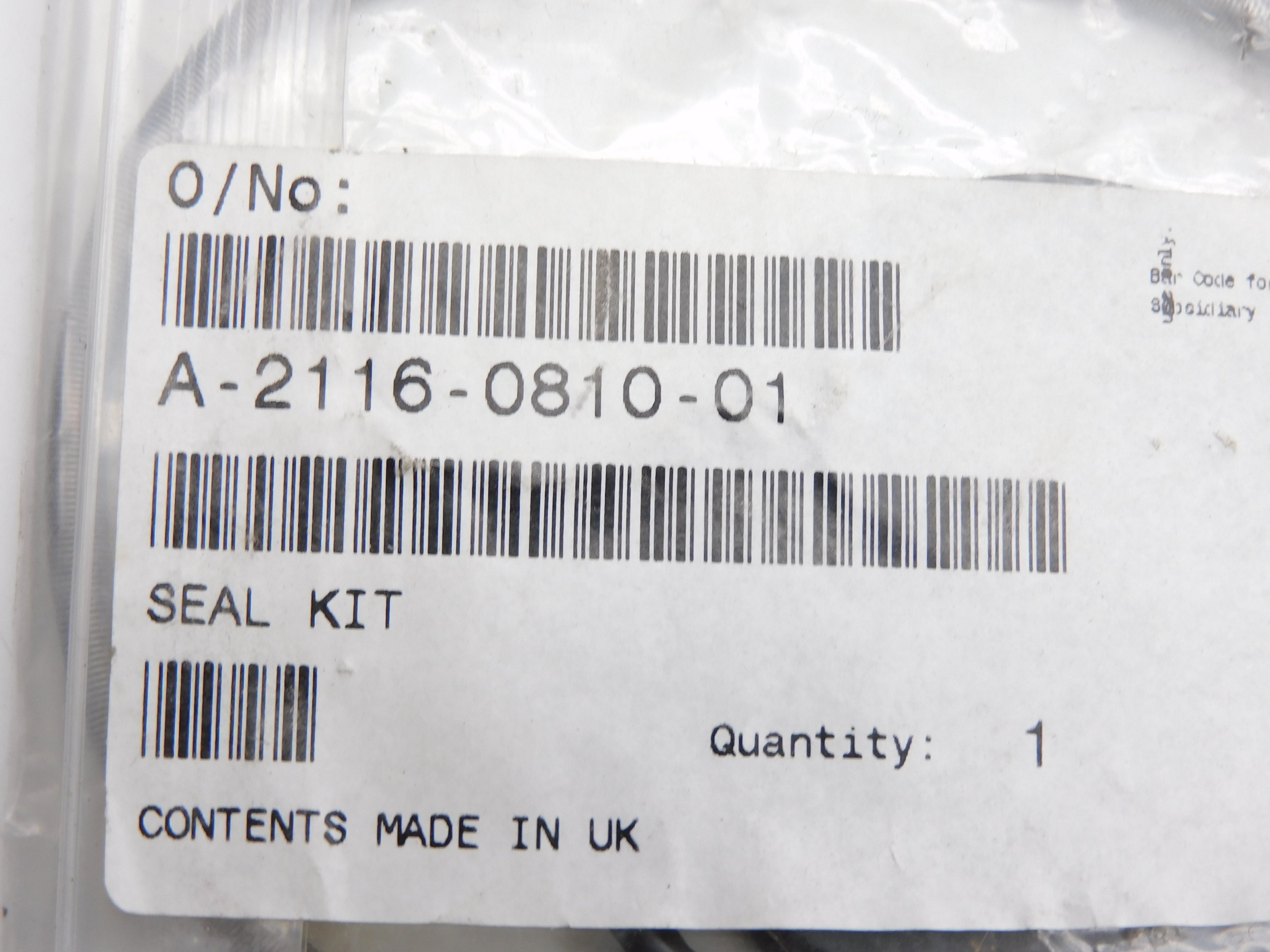 SEAL KIT A-2116-0810-01 NSMP