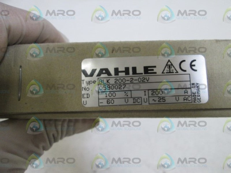 VAHLE BLK200-2-02V BASE PLATE NSMP