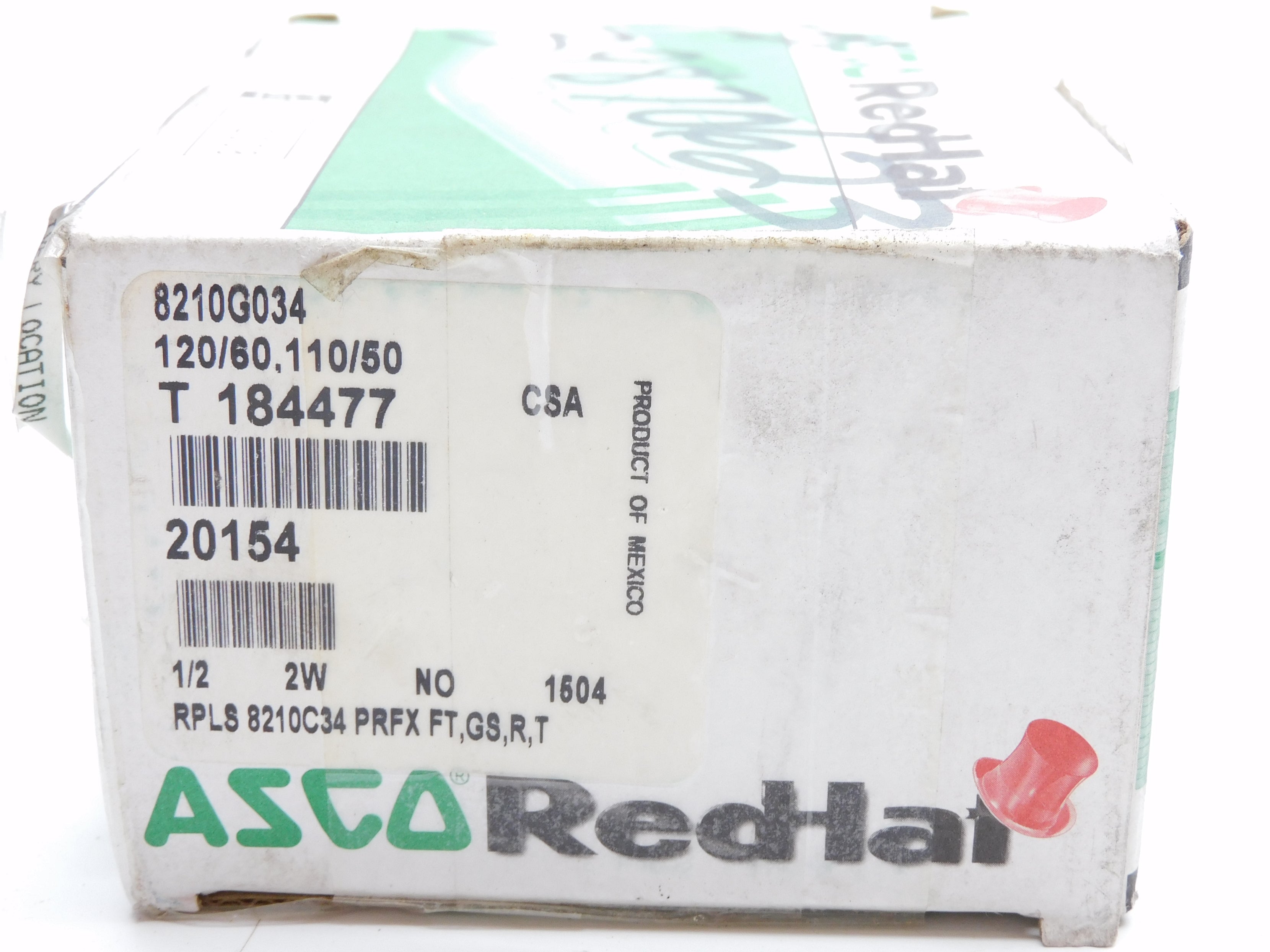 ASCO 8210G034 110/120V 125-150PSI 1/2" NSMP