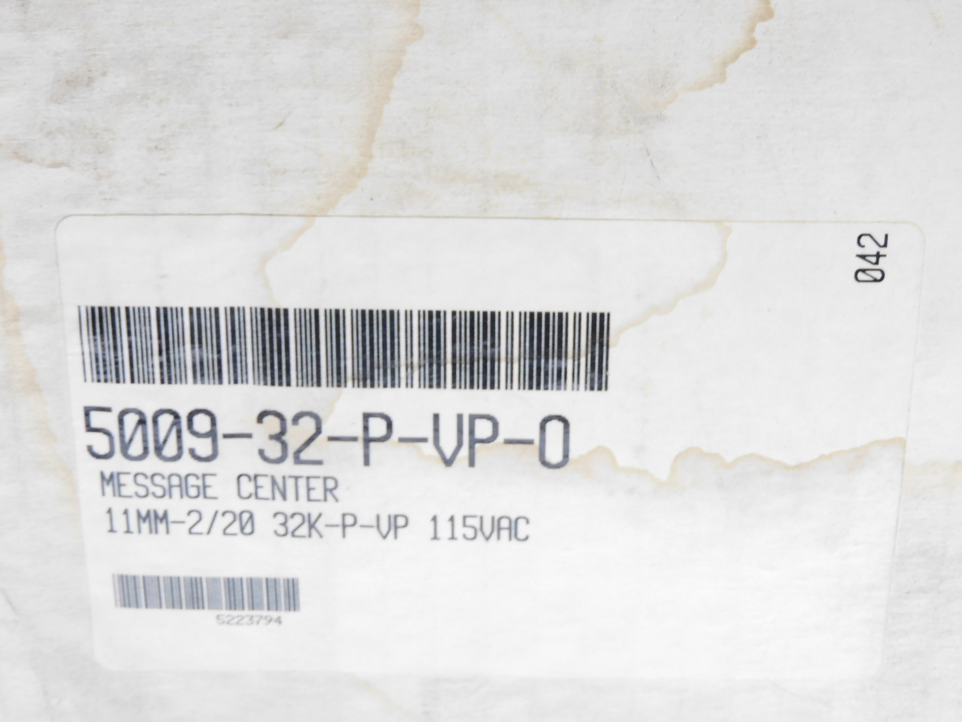 TOTAL CONTROL 5009-32-P-VP-0 NSMP
