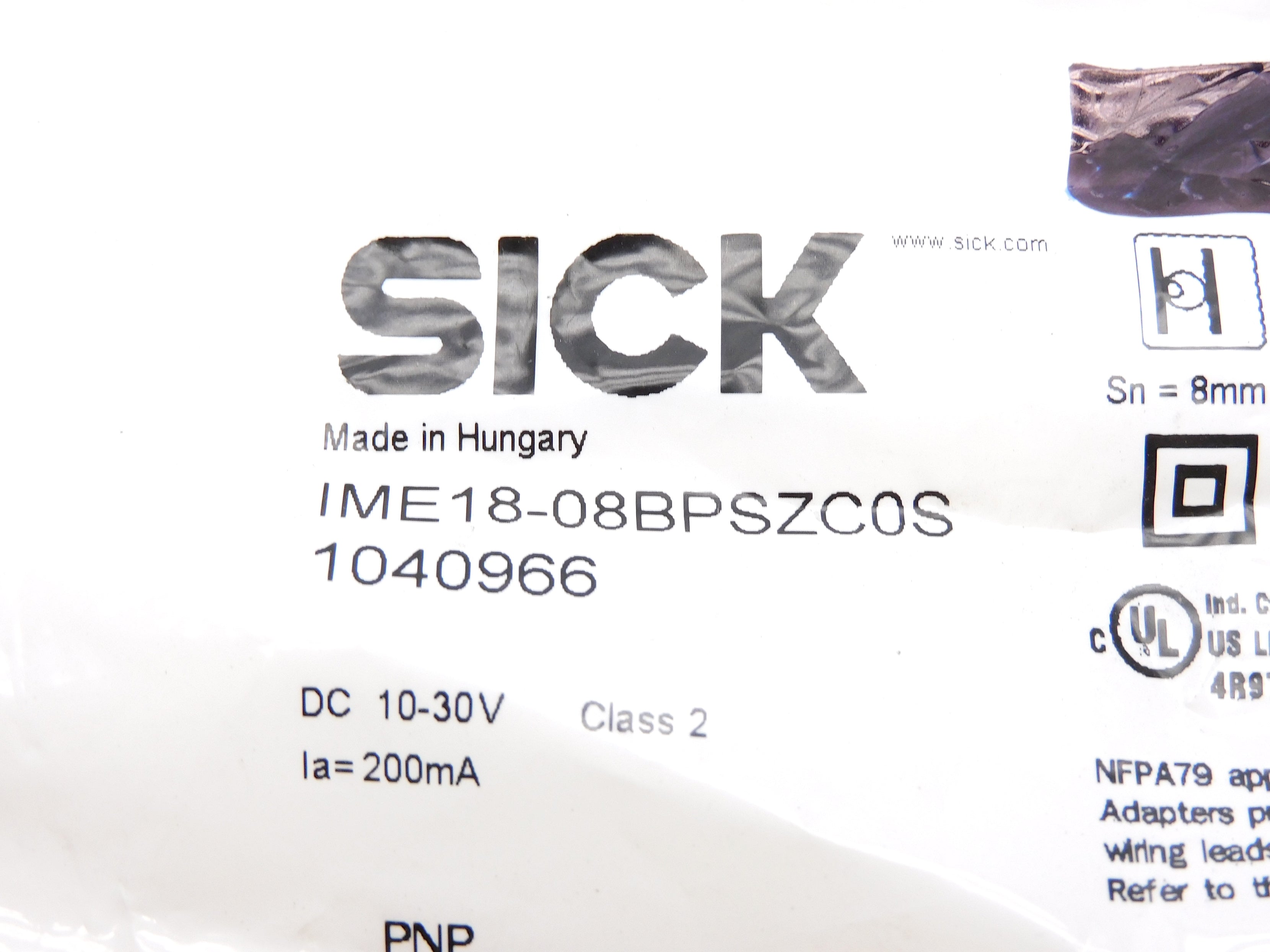 SICK IME18-08BPSZC0S NSMP