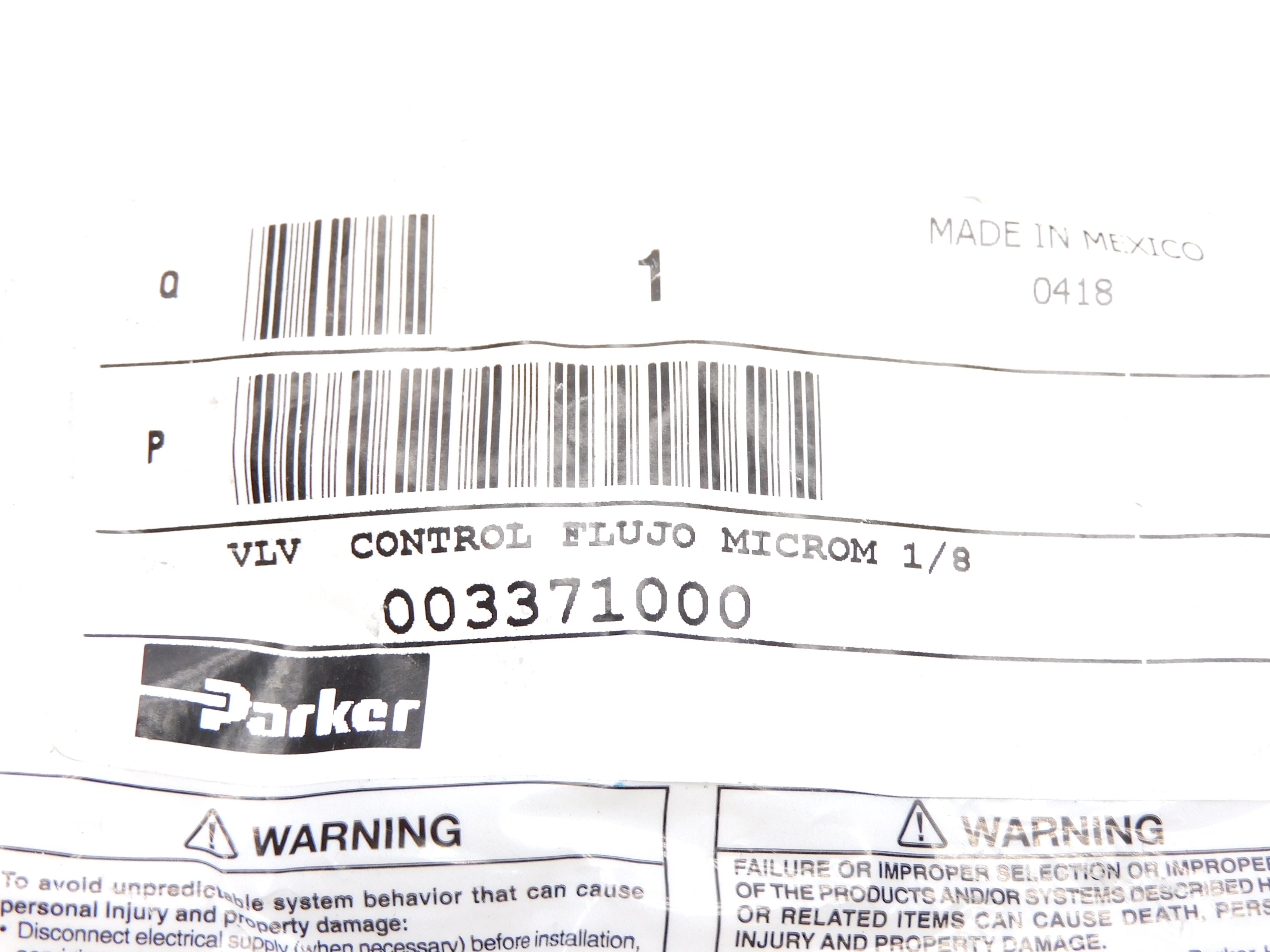 PARKER 003371000 NSMP