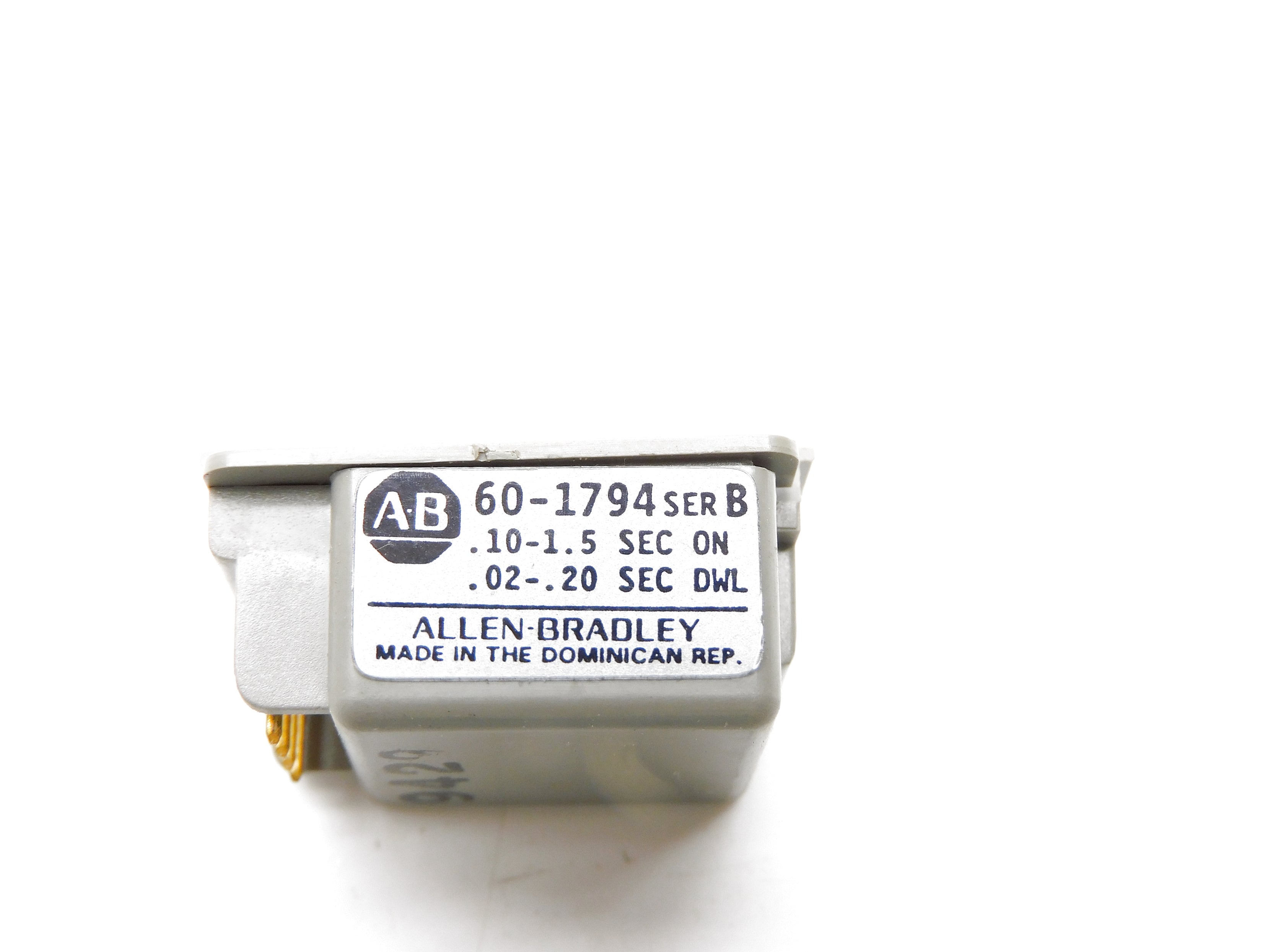 ALLEN BRADLEY 60-1794 SER. B .10-1.5S (BK/YL) NSMP