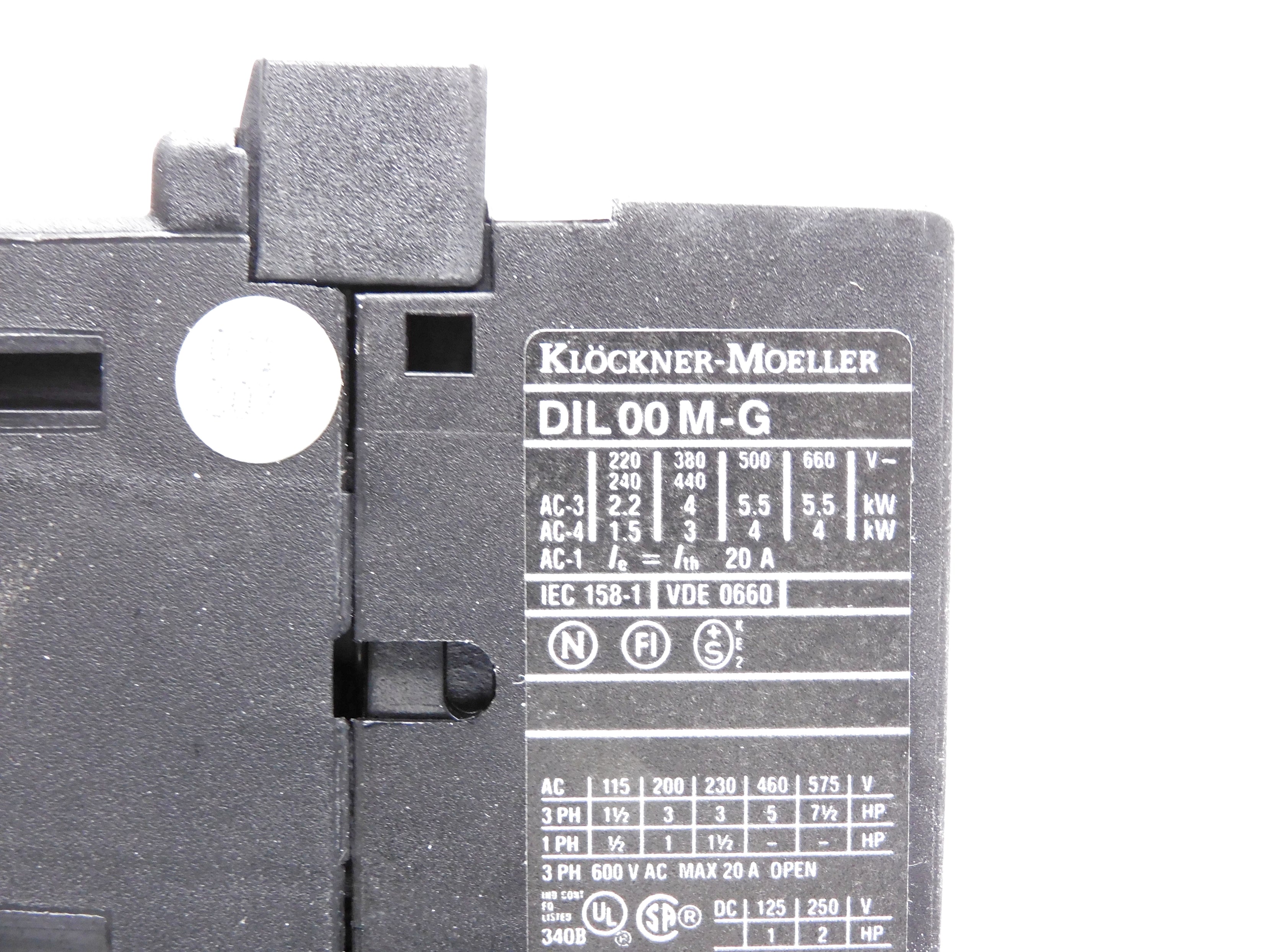 KLOCKNER MOELLER DIL00M-G 24VDC NSNP