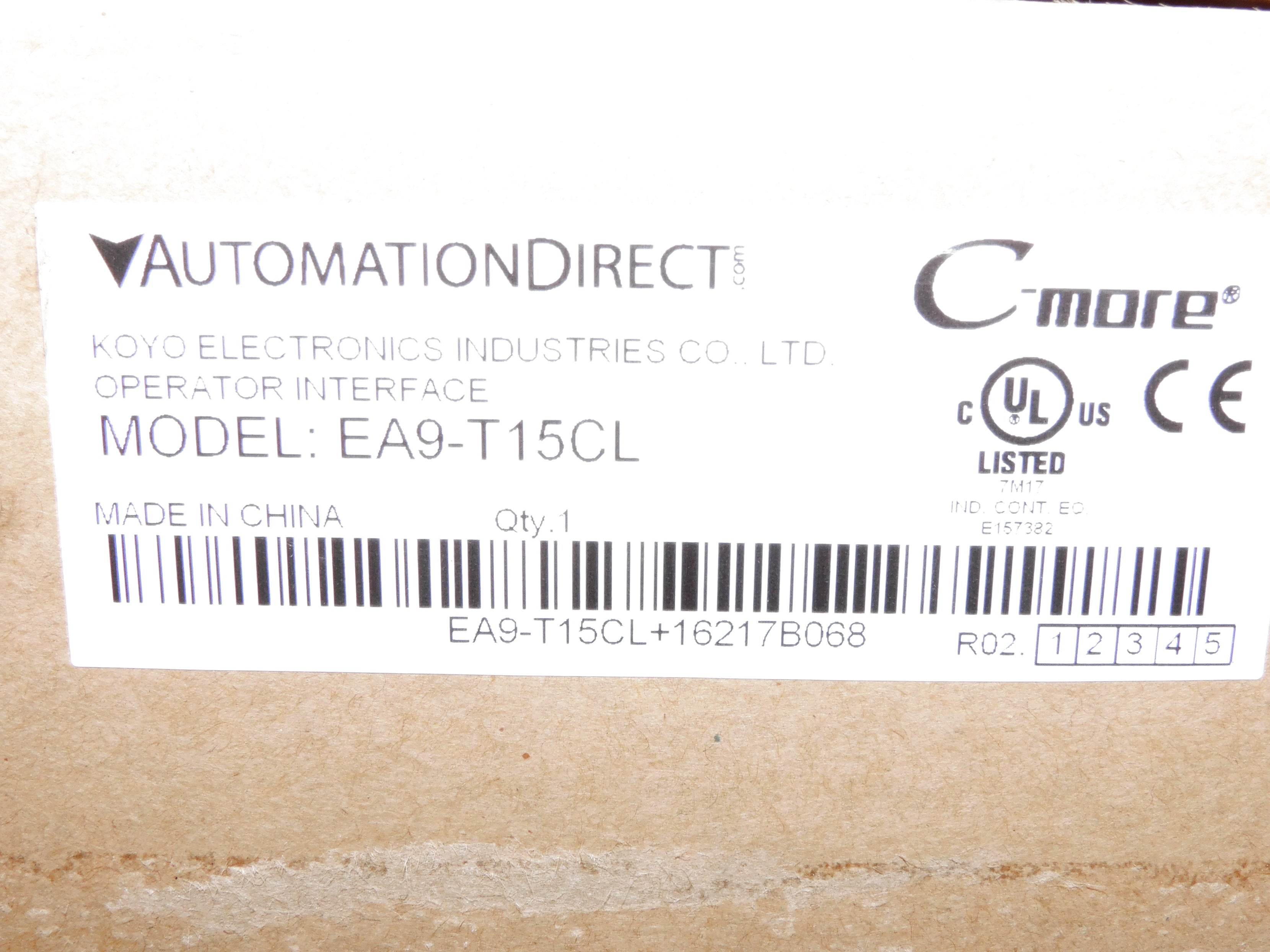AUTOMATION DIRECT EA9-T15CL EA9-T15CL+22905B066 12-24V NSMP