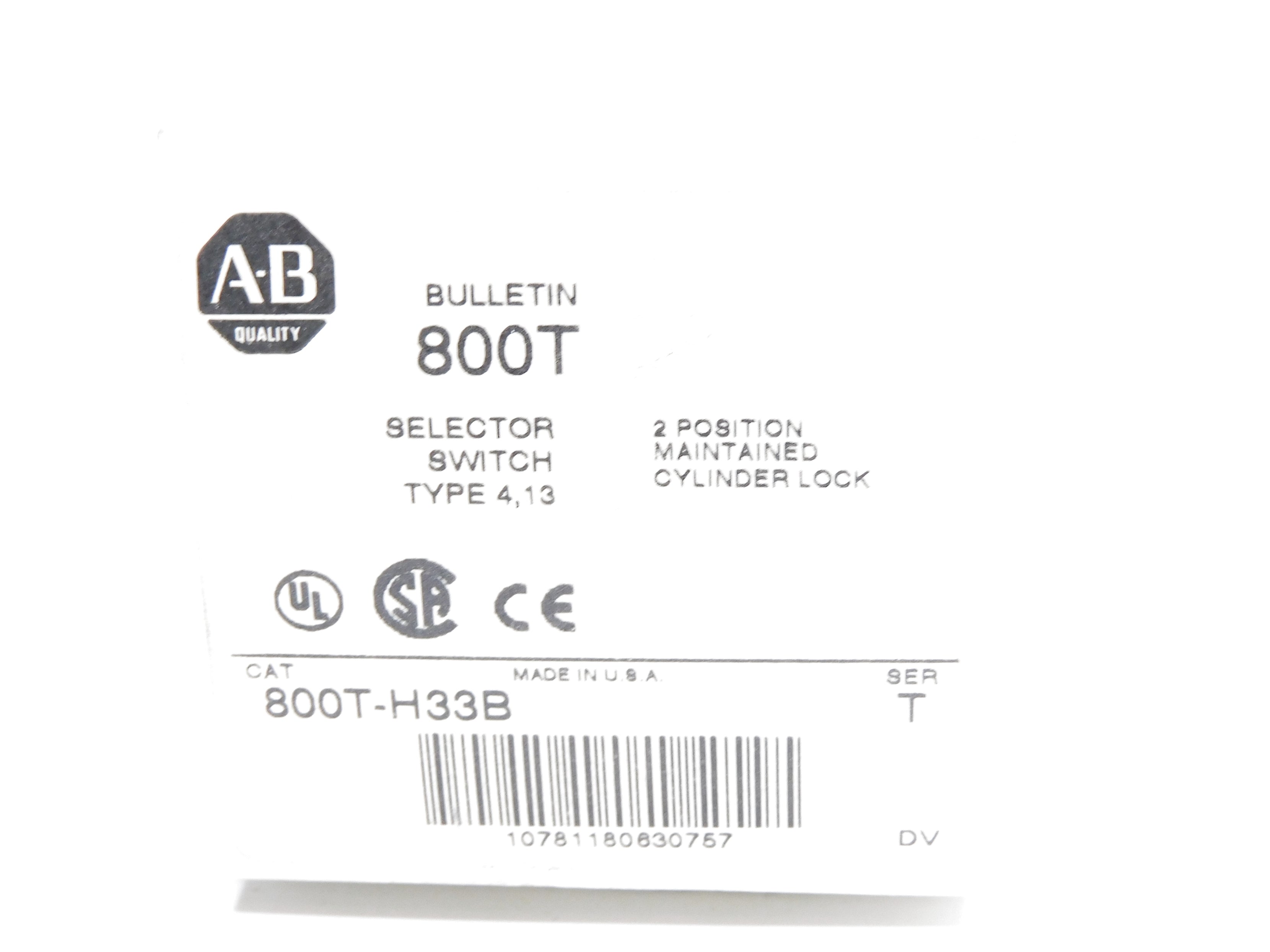 INDUSTRIAL SPARE PART 800T-H33B SER. T (WH) NSMP