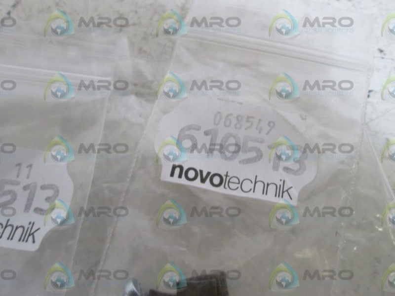 LOT OF 2 NOVOTECHNIK PARTS 610513 NSNP IN BAG