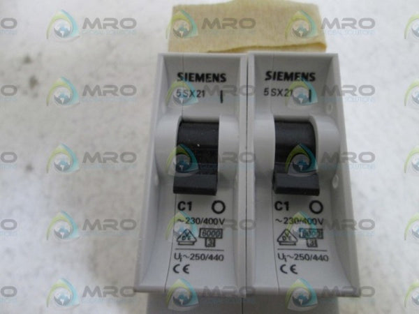 SIEMENS 5SX2101-7 CIRCUIT BREAKER 1A NSNP