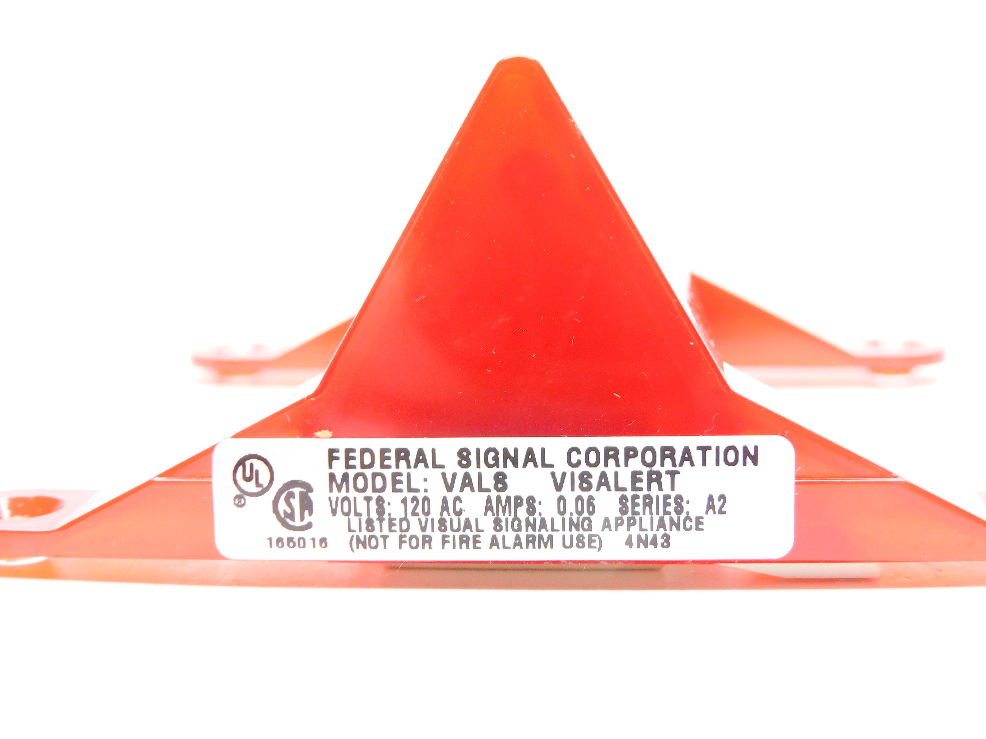 FEDERAL SIGNAL VALS-120R SER. A2 120VAC 0.6A NSMP
