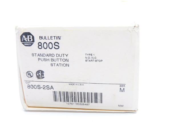 ALLEN BRADLEY 800S-2SA SER. M 600VAC (WH) NSMP