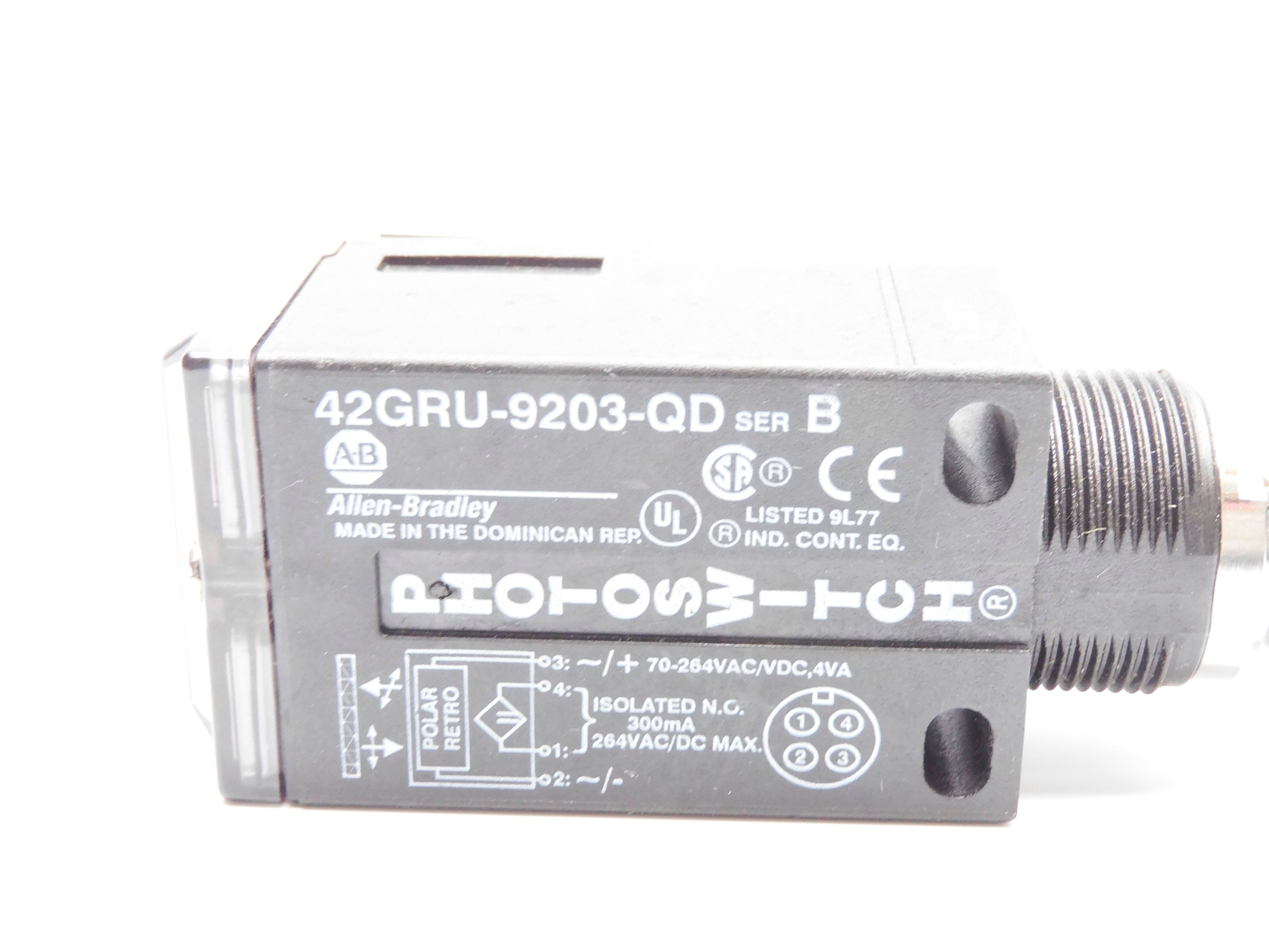 ALLEN BRADLEY 42GRU-9203-QD SER. B 70-264VAC/DC NSNP