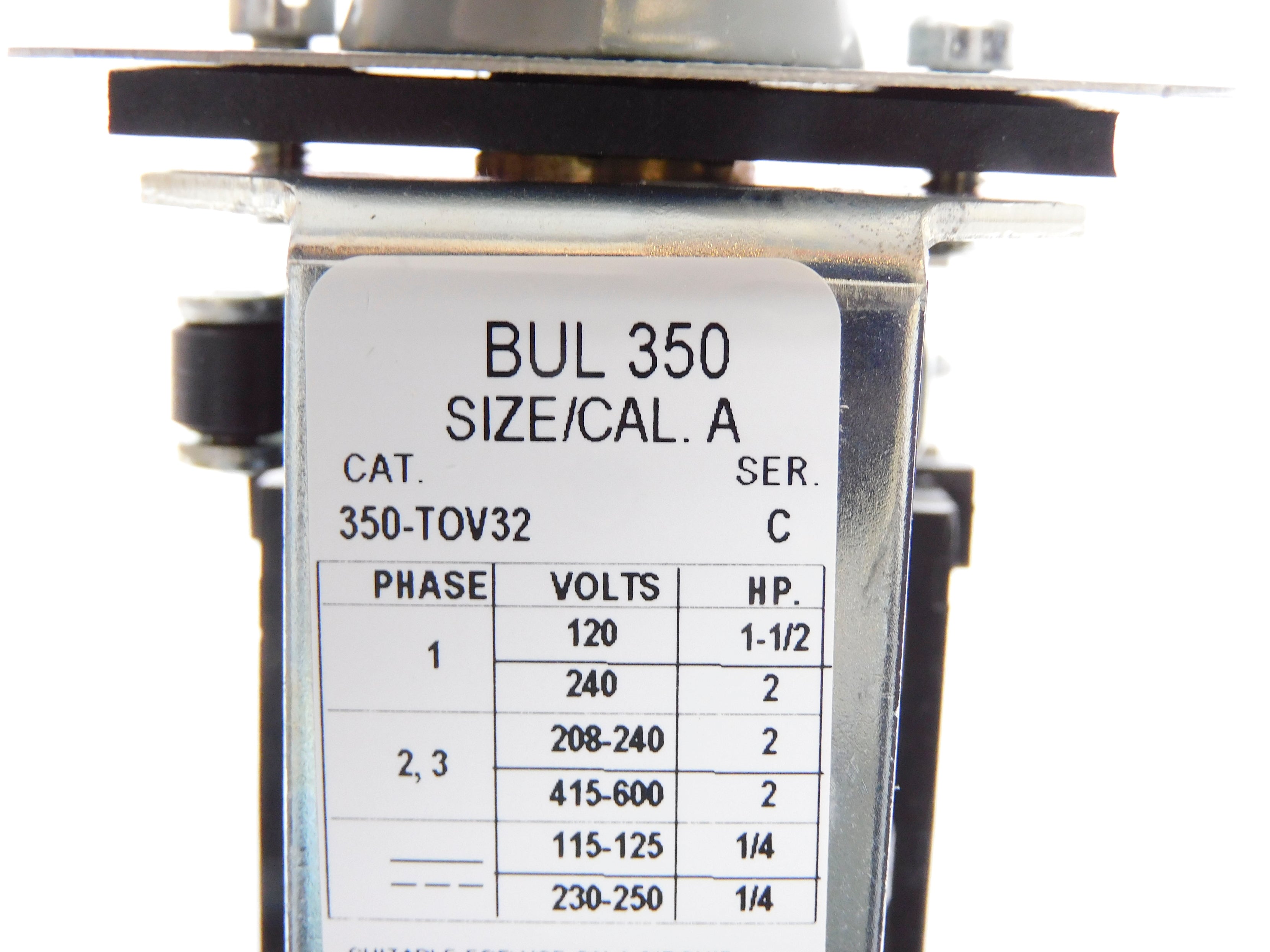 ALLEN BRADLEY 350-TOV32 SER. C 120/240V (BR/WH) NSMP