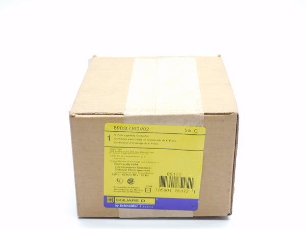 SQUARE D 8903LO60V02 SER. C 120/110V 30A NSFS