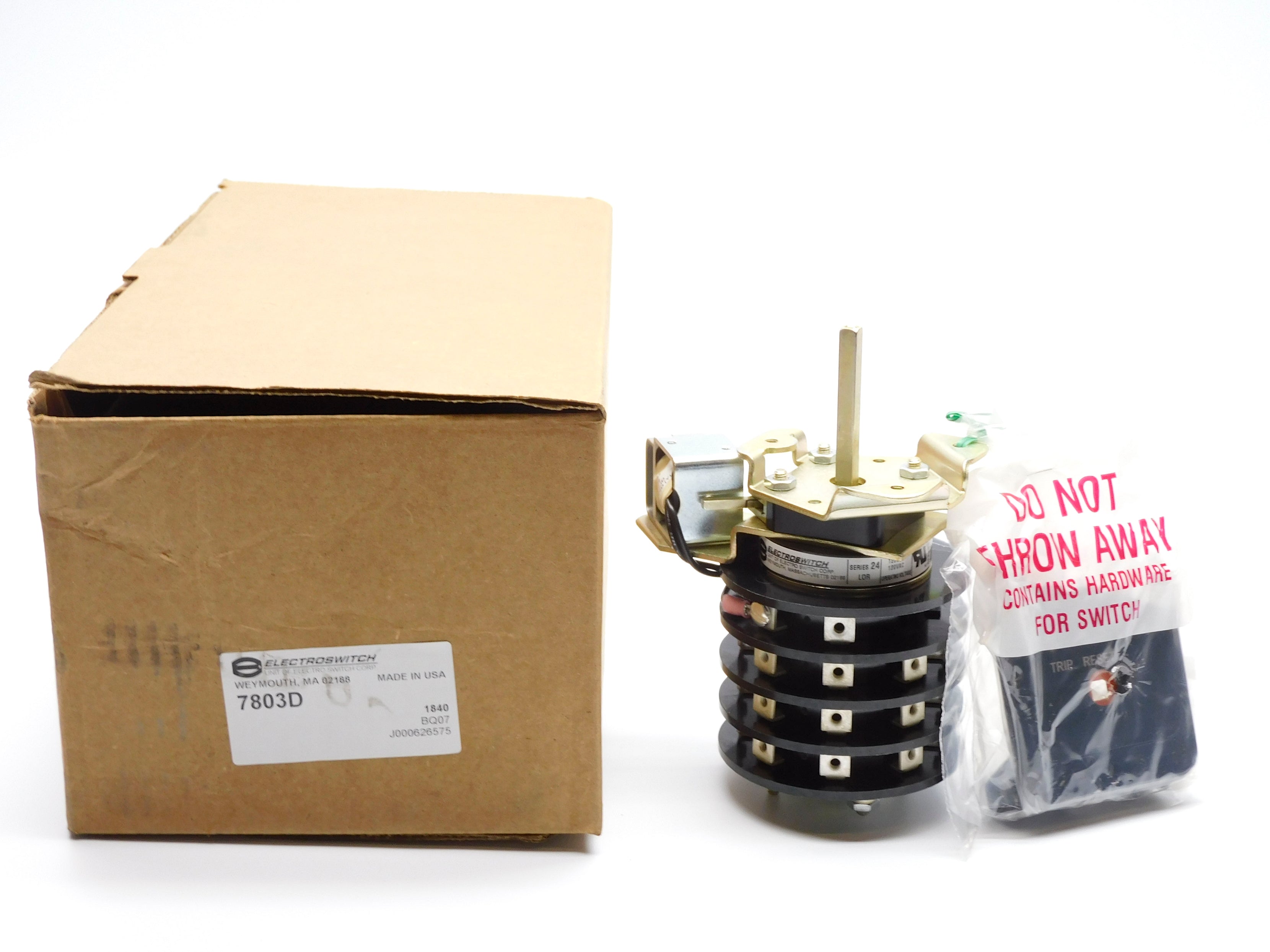 ELECTROSWITCH 7803D 125VDC 20A NSMP