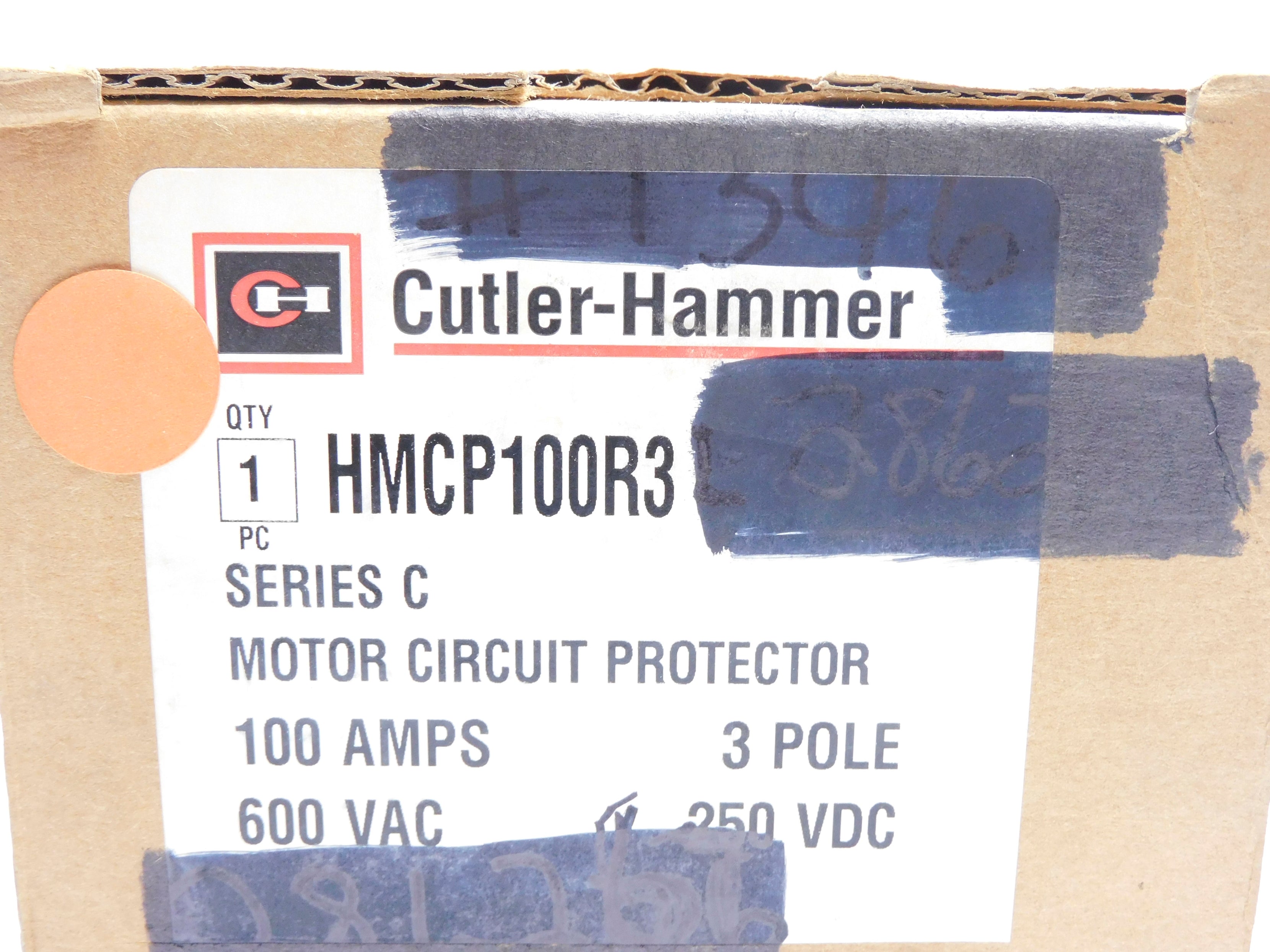 CUTLER HAMMER HMCP100R3 SER. C 600VAC 100A (GREY) NSMP