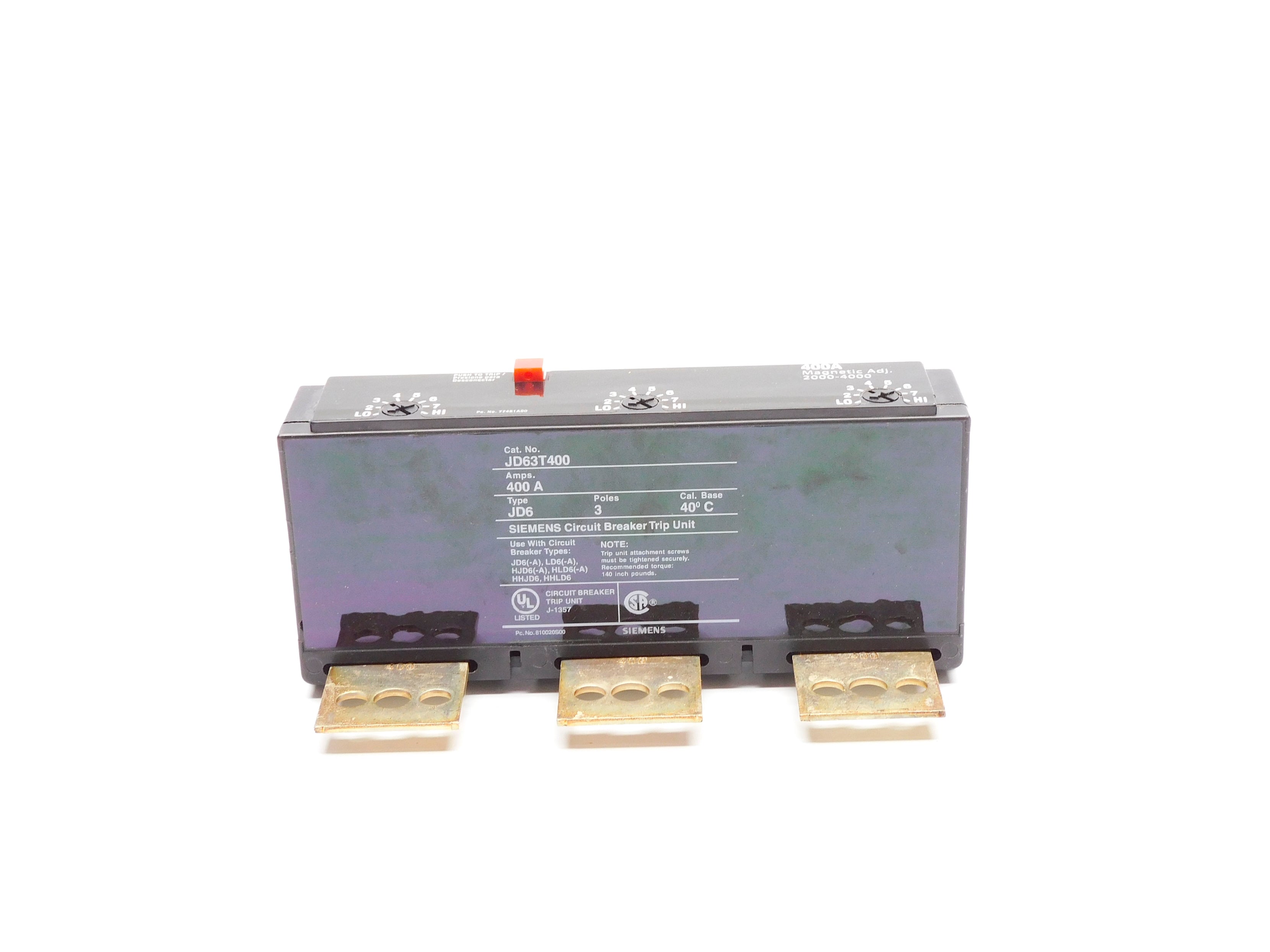 SIEMENS JD63T400 NSNP