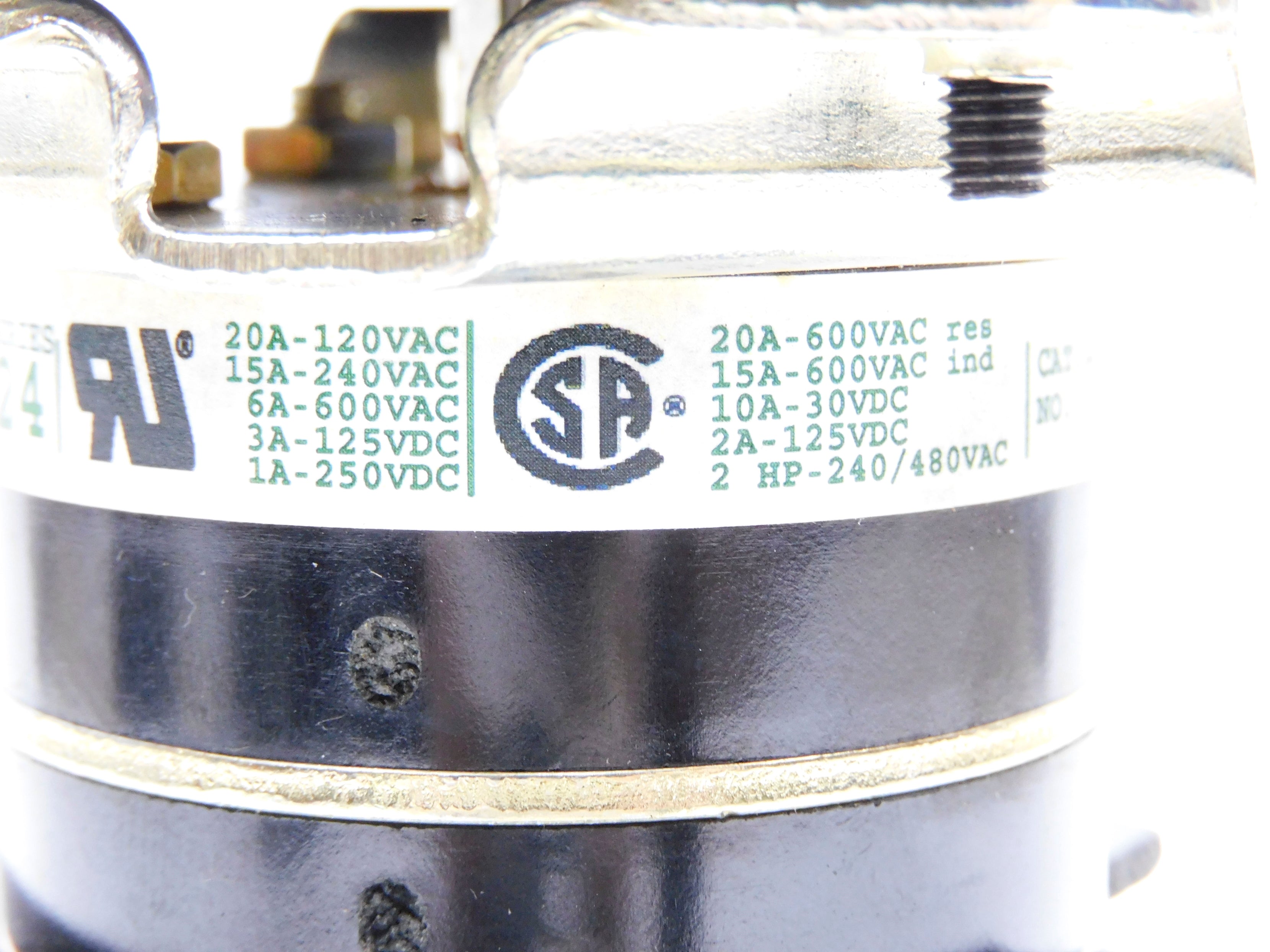 ELECTROSWITCH 74905UE 600VAC 20A (AS PICTURED) NSNP