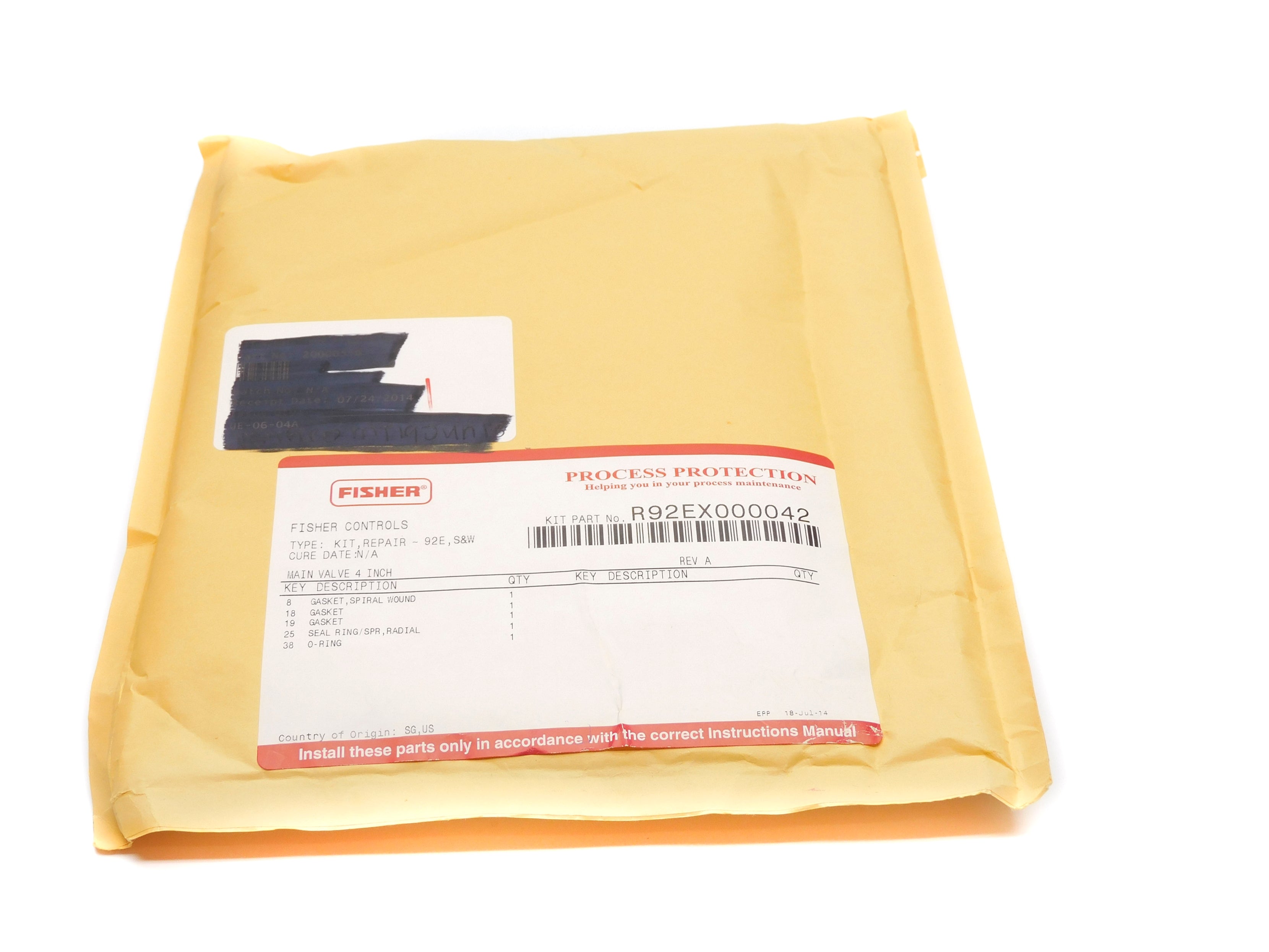FISHER R92EX000042 NSMP