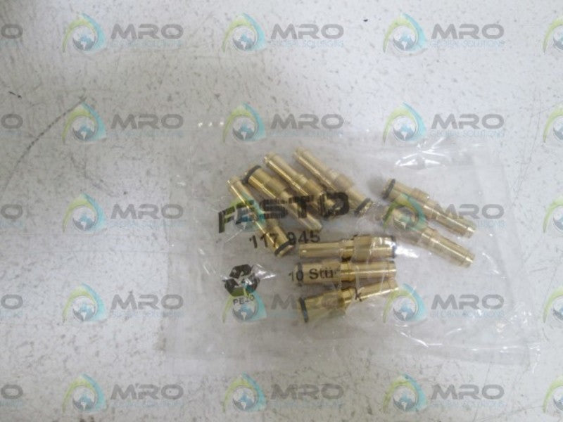 LOT 9 FESTO TERMINAL PLUG 117945 NSNP IN BAG